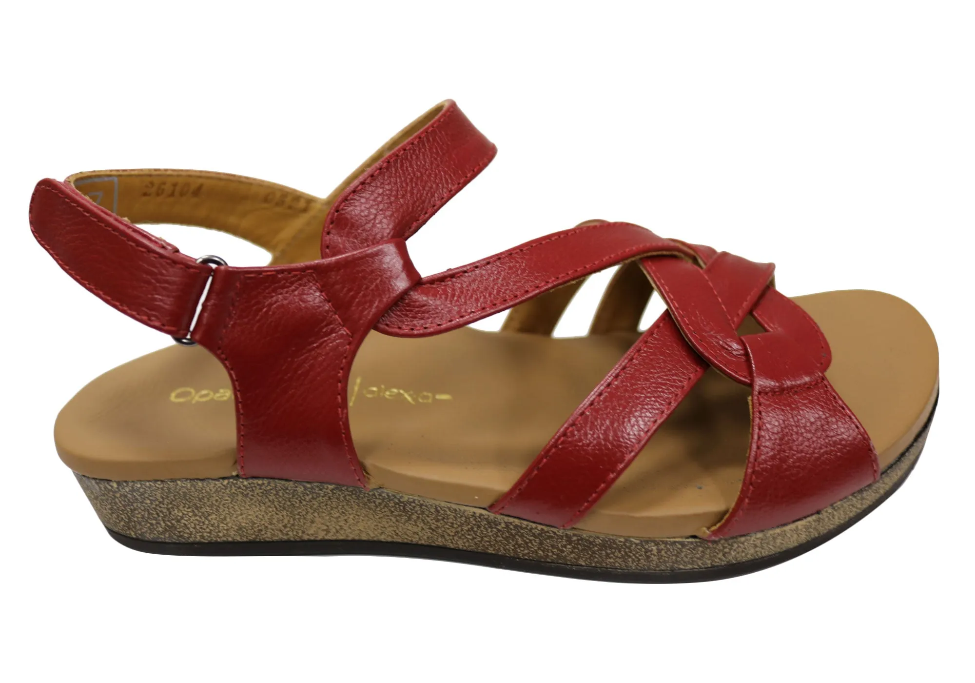 Opananken Anita Womens Comfortable Brazilian Leather Sandals Air Friendly