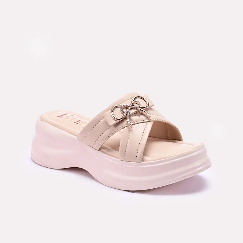 Fawn Platform Slippers 0413163 Poolside Ready