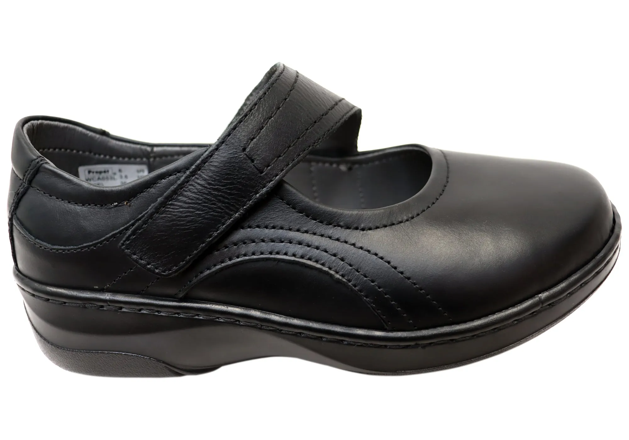 Fantasy Path Hiking Mood Propet Womens Golda Leather Comfort 2E Extra Wide Fit Mary Jane Shoes