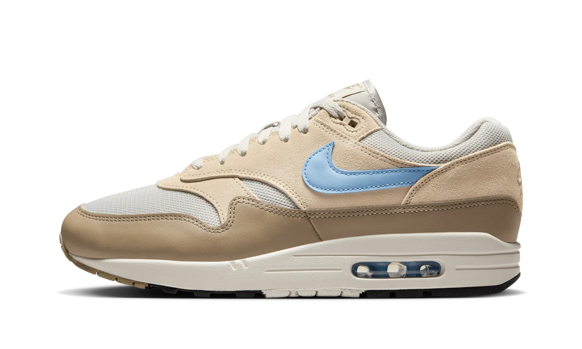 Go Casual Air Max 1 Essential "Light Bone Psychic Blue"