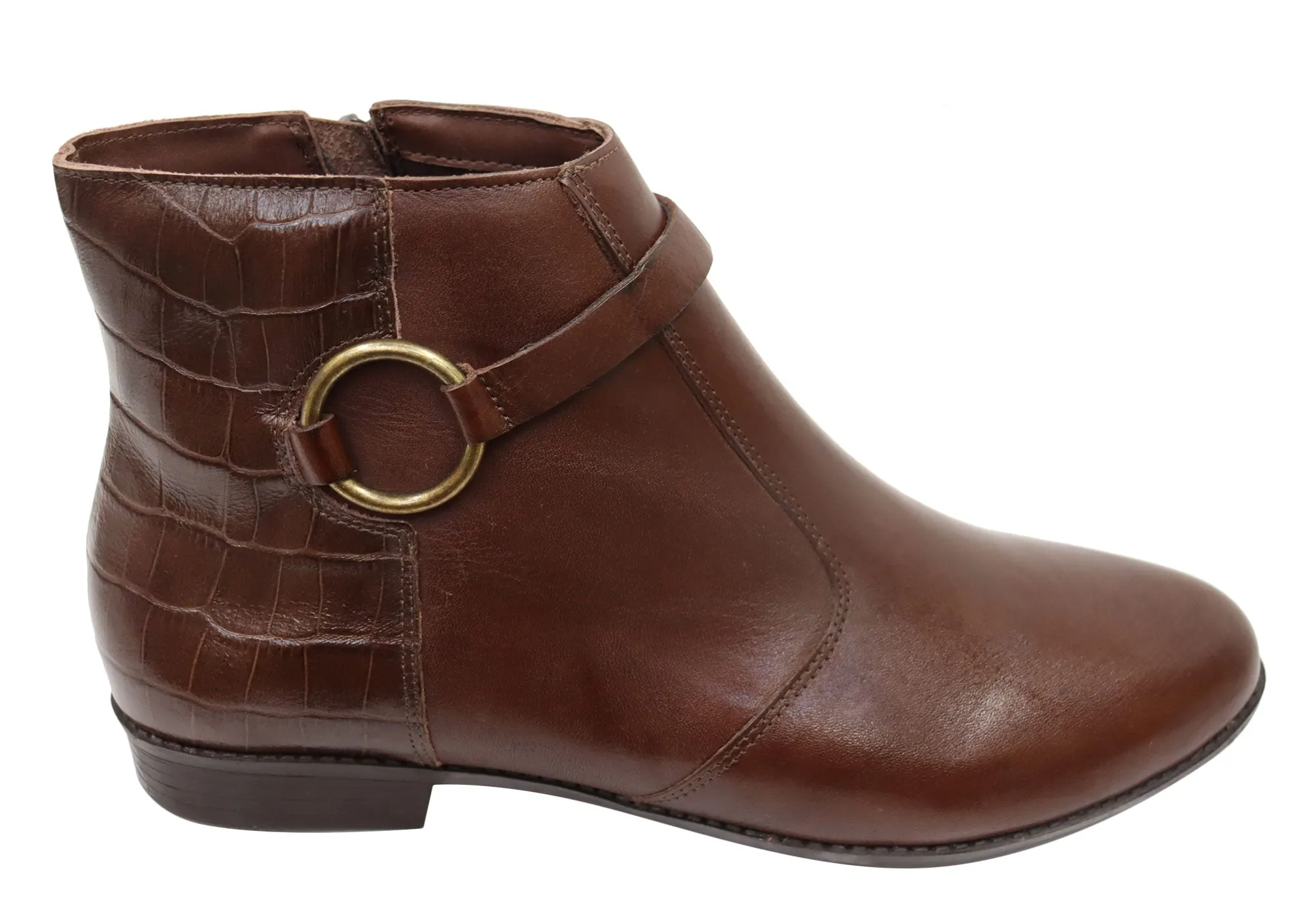 Waterproof Adventure Seeker City Wear Via Paula Lin Womens Comfortable Brazilian Leather Ankle Boots