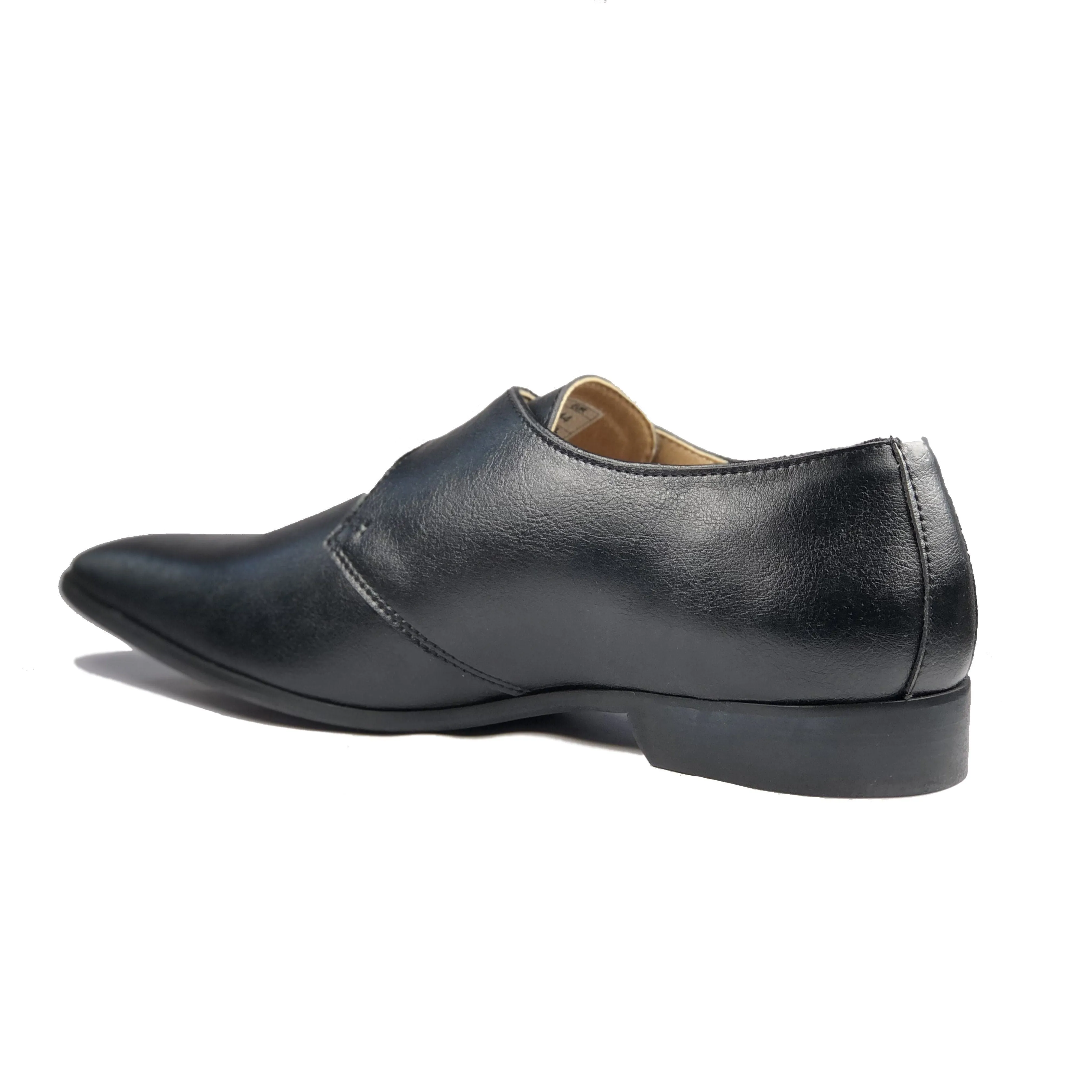 Neo Pop 'Pierre 2' Vegan Monk Shoe by Zette Shoes - Black