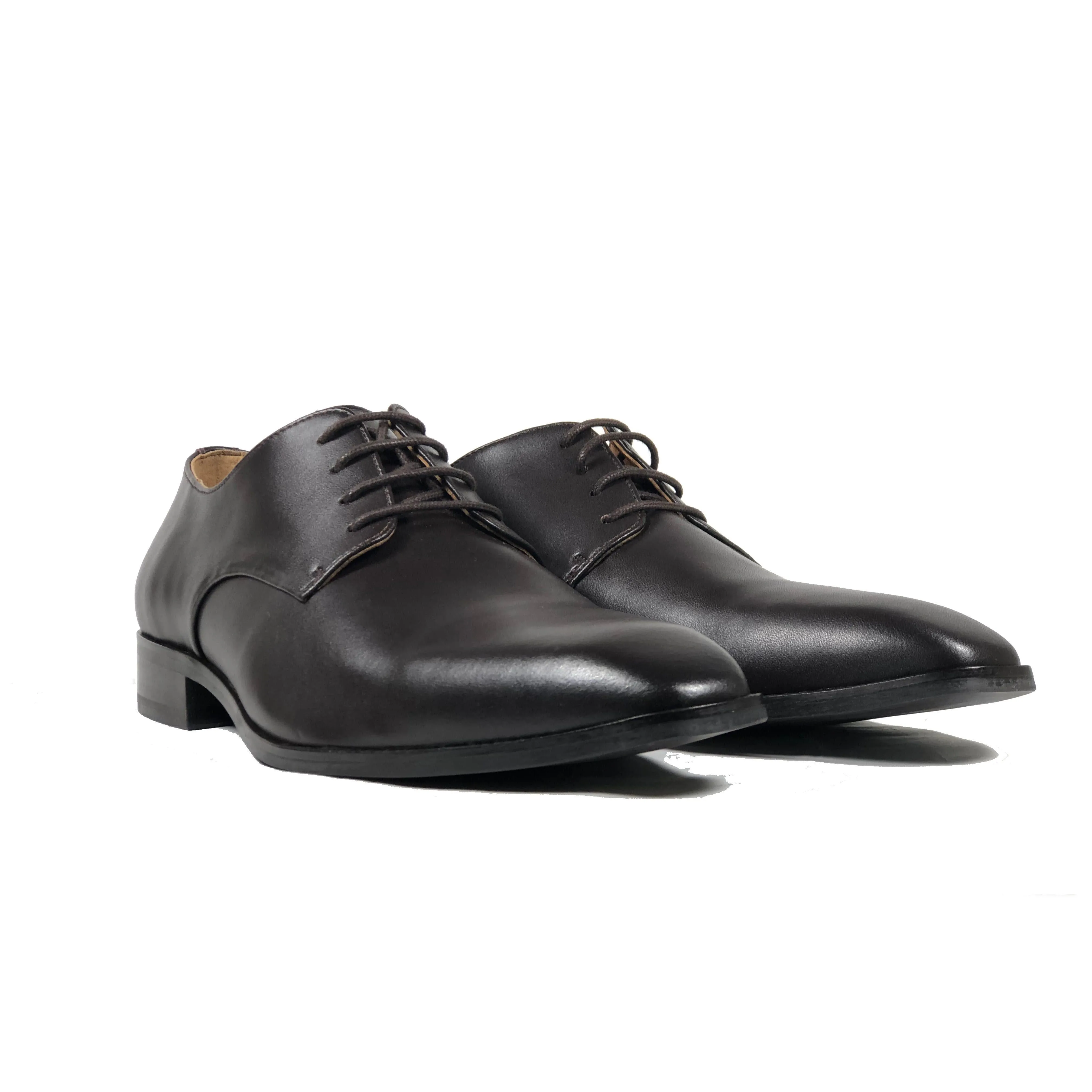 'Remy' Classic Vegan Derby by Zette Shoes - Chocolate Brown Sail Vibe Fashionable