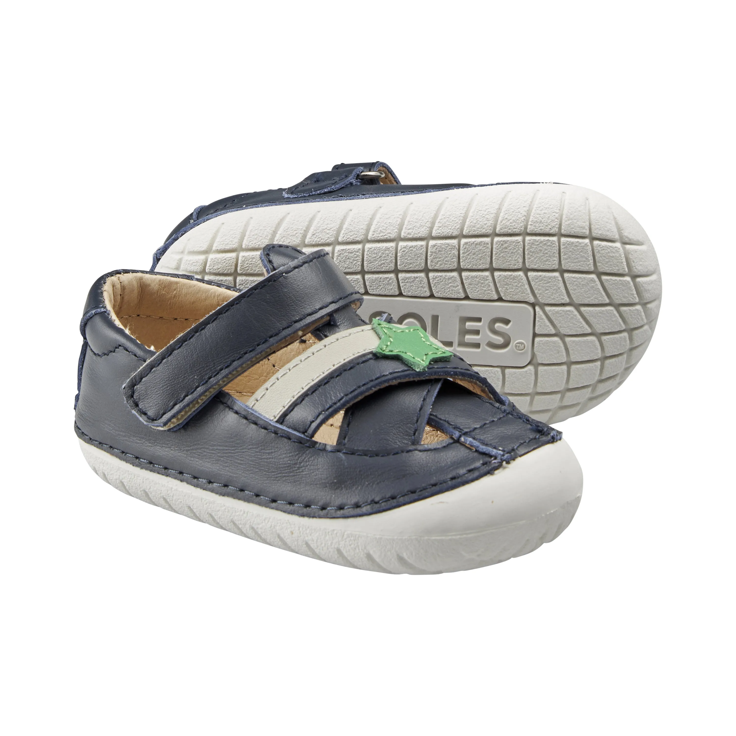 Old Soles Boy's 4078 Marching Pave Shoes - Navy/Gris/Navy/Neon Green Casual Beach Shoes Trendy Vibe