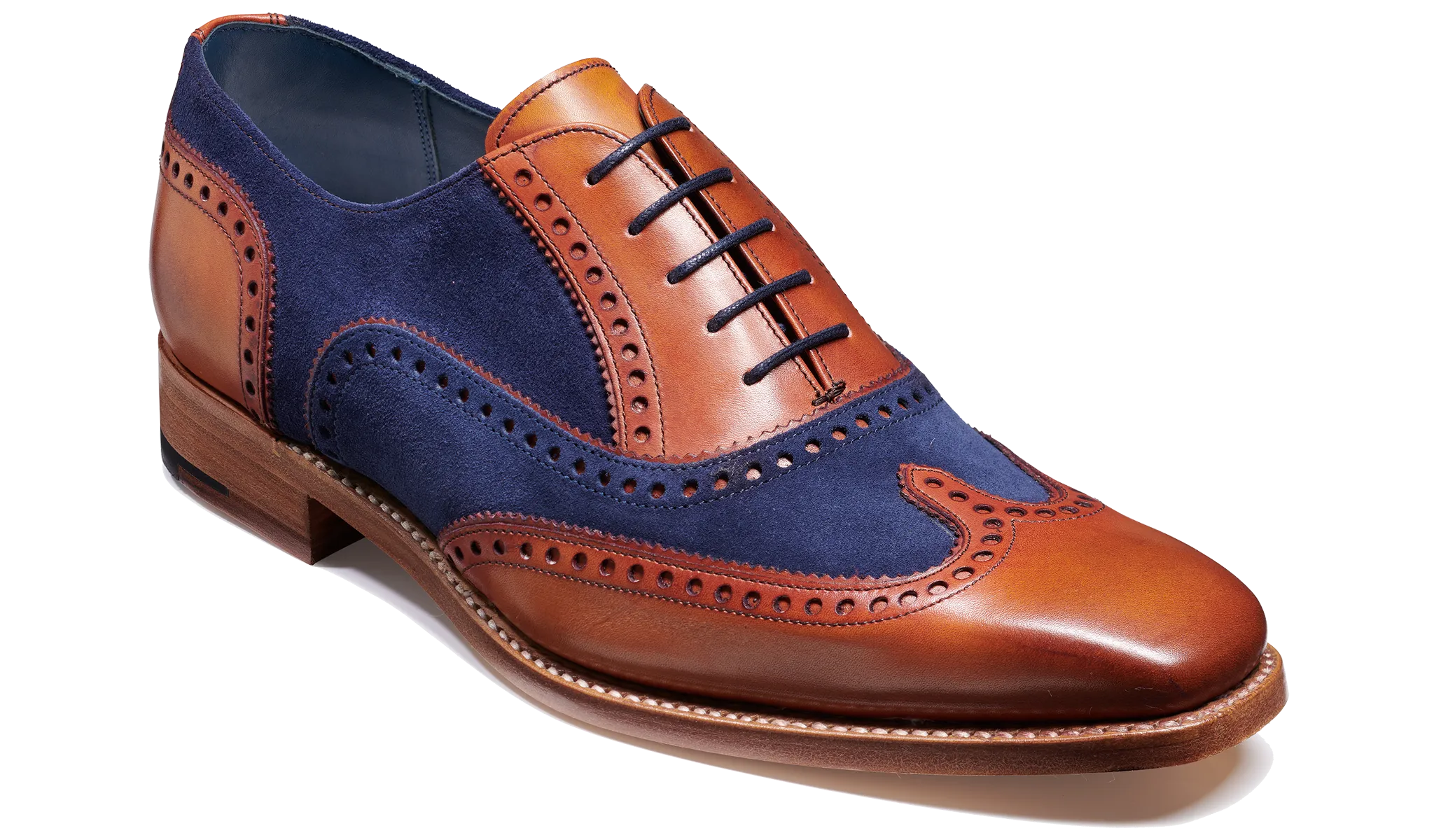 Toe Space Long Shade Spencer - Antique Rosewood / Navy Suede