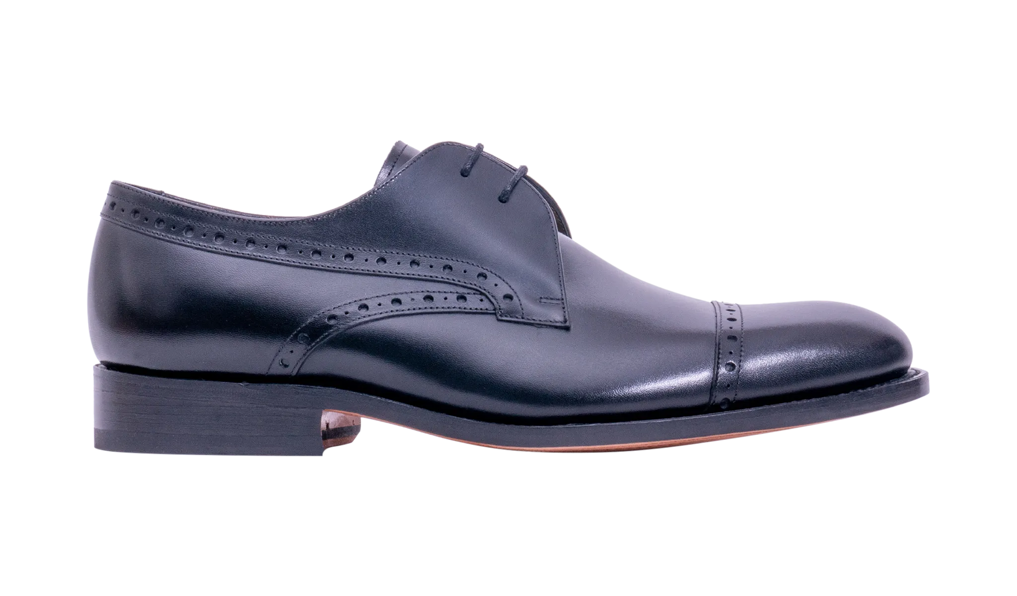 Wye - Black Calf Sleek Design