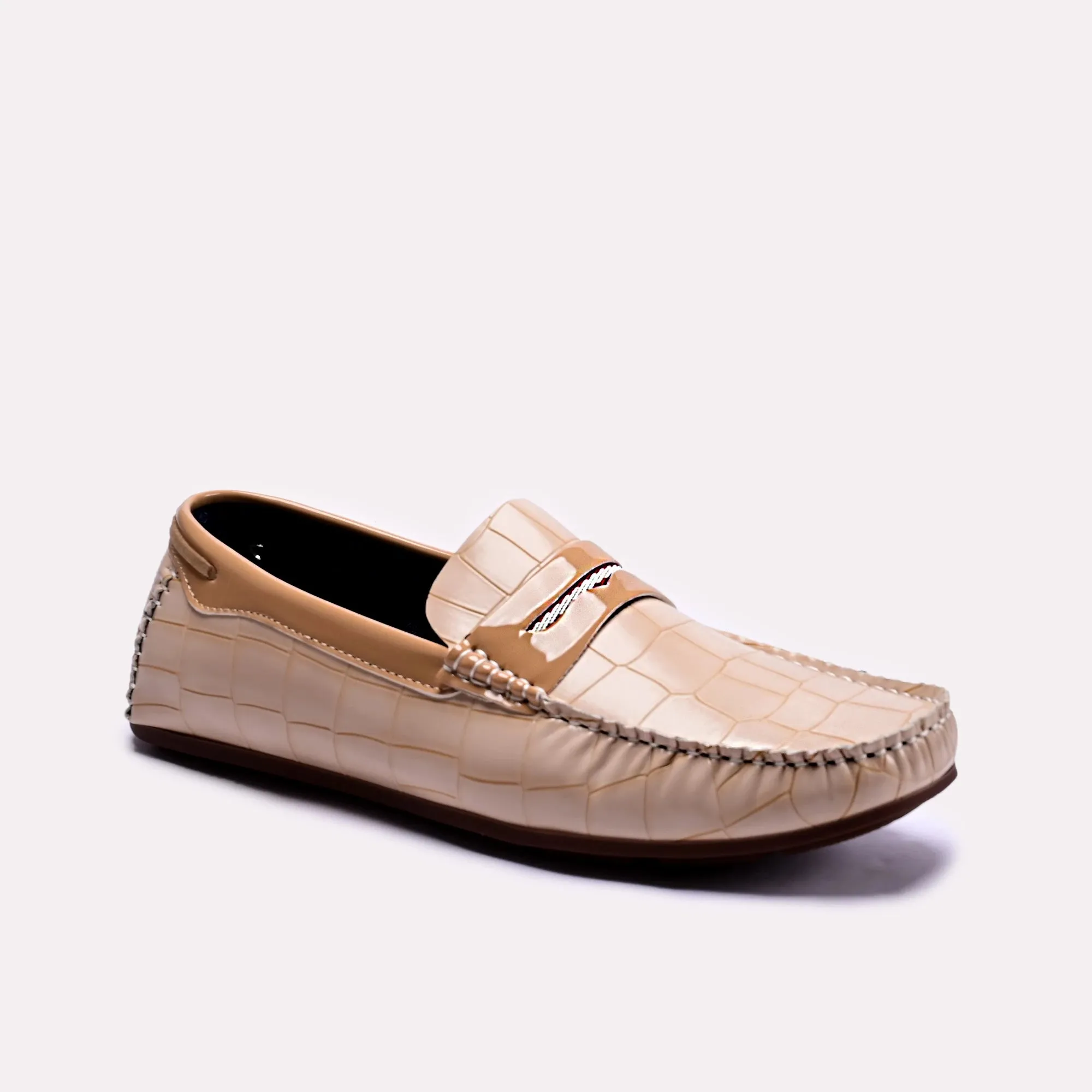 Byers Fawn Glossy Loafers 0130783 Casual Style Shoes Sunset Step