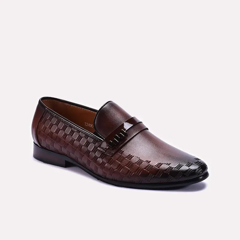 City Mode Artisan Made Brown Designer Dress Shoes 0111277