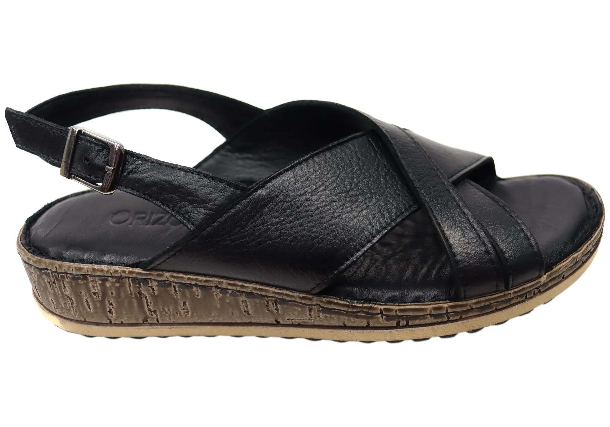 Light Activity Orizonte Darita Womens Comfortable European Leather Sandals