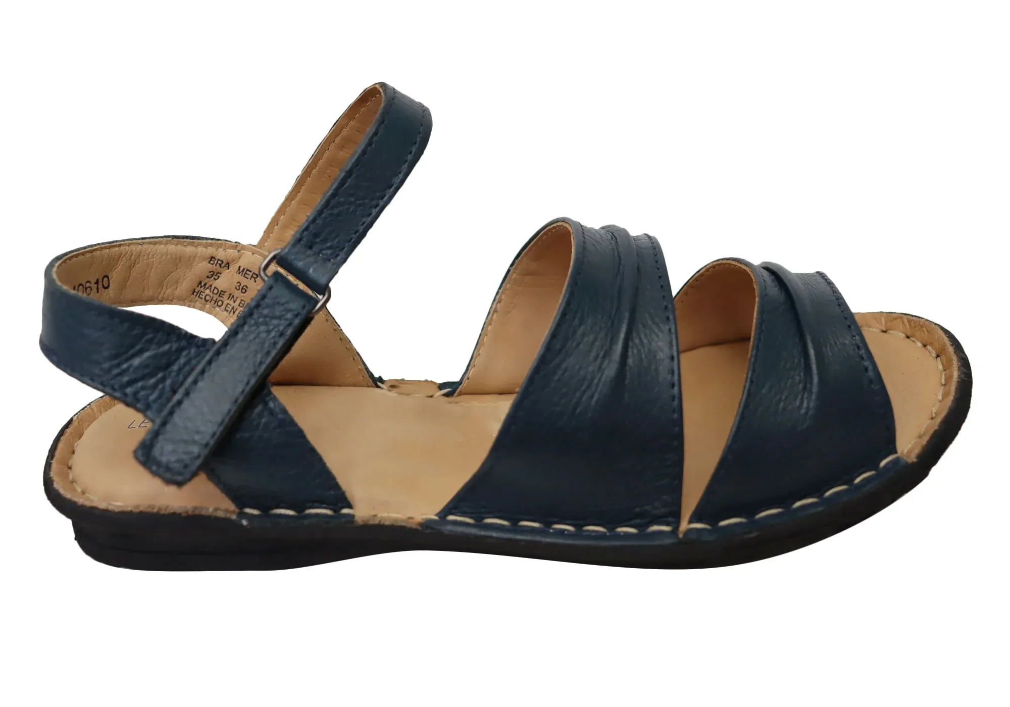 Relaxed Flip-flops Levecomfort Melaine Womens Brazilian Comfortable Leather Sandals