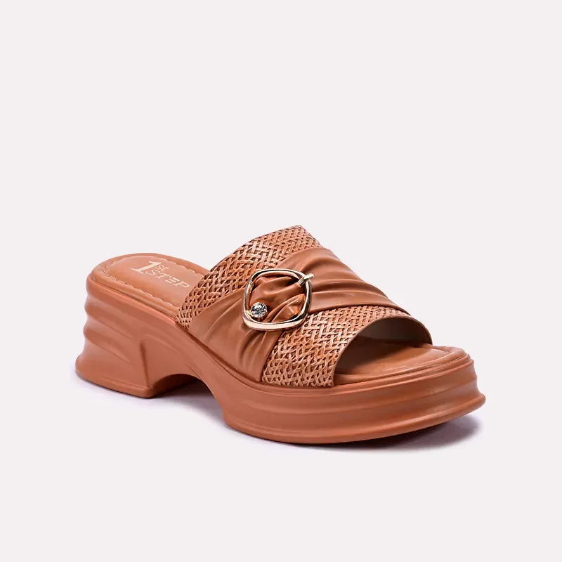 Whiteley Mustard Chunky Soft Slippers 0412704 Streamlined Design Quick Slip On