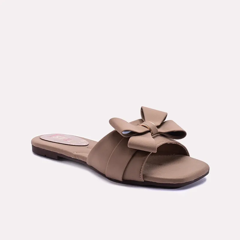 Womens Fawn Flat Casual Slippers 0412988 Lightweight Fit Sporty Design