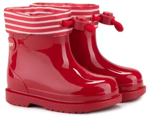 Igor Boy's and Girl's Bimbi Navy Rain Boots, Rojo Casual Look