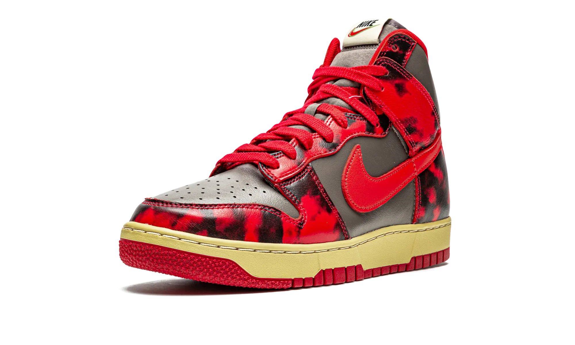 Dunk High 1985 SP "Acid Wash - Red" Light Jog Arch Design