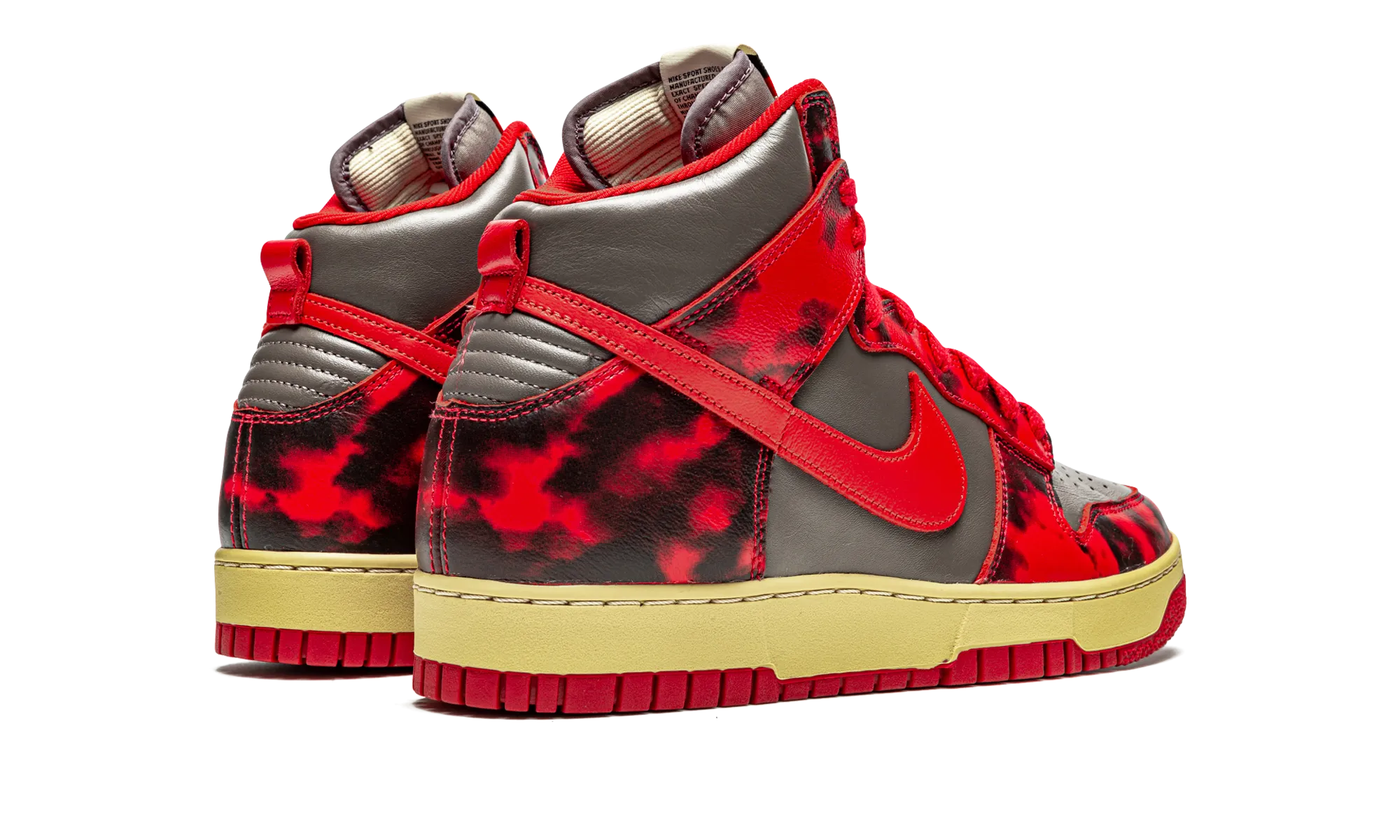 Dunk High 1985 SP "Acid Wash - Red" Comfortable Support