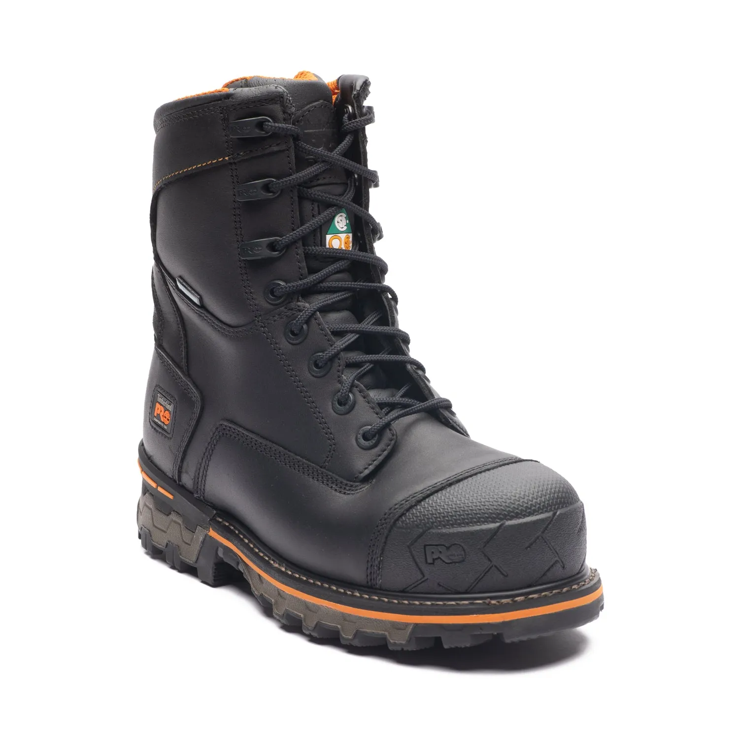 Pull Tab Boondock Men's 8" composite toe leather work boots 89645