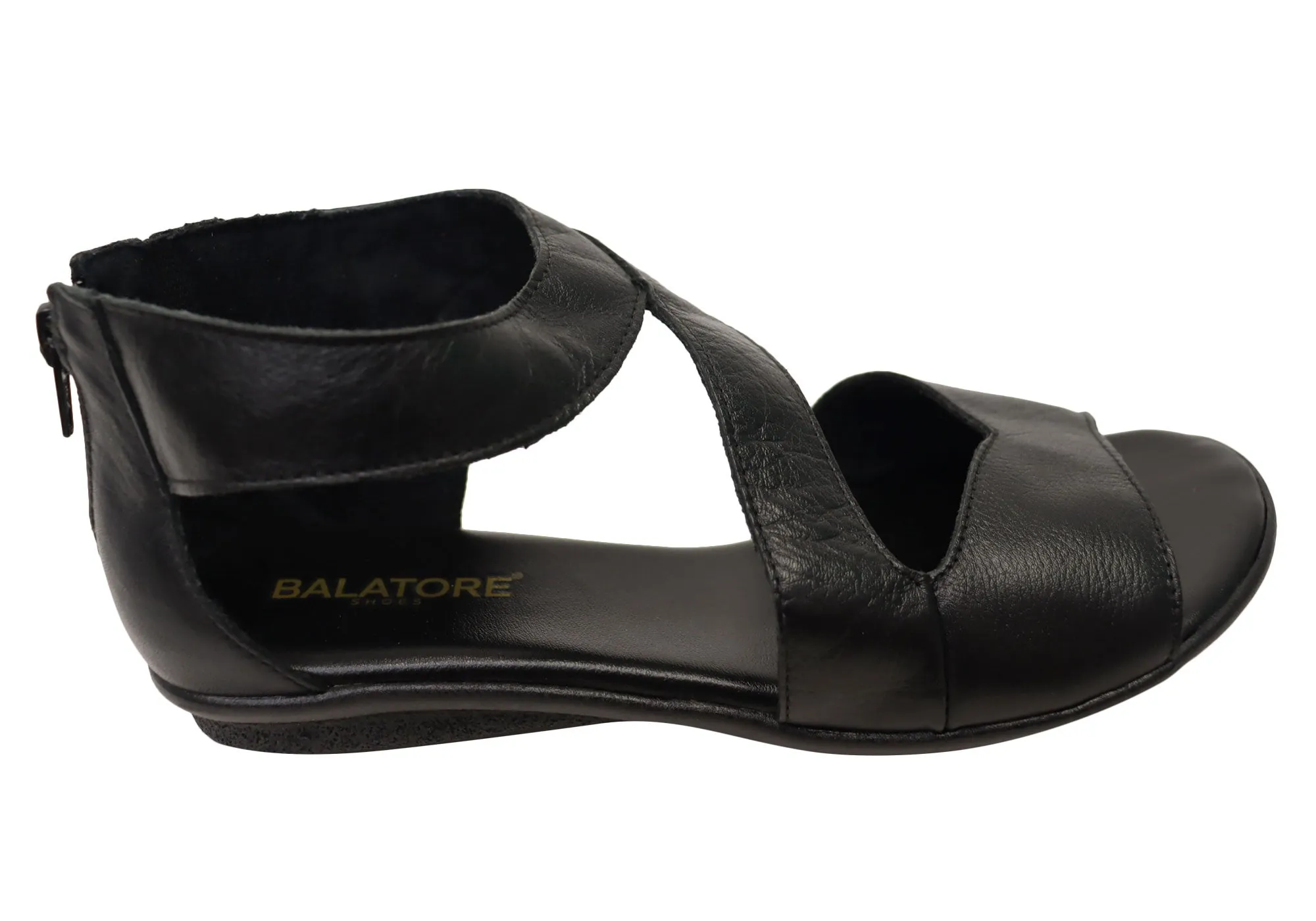 Modern Balatore Donna Womens Comfortable Leather Sandals Made In Brazil