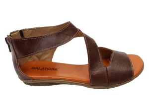 Balatore Donna Womens Comfortable Leather Sandals Made In Brazil Outdoor Footwear