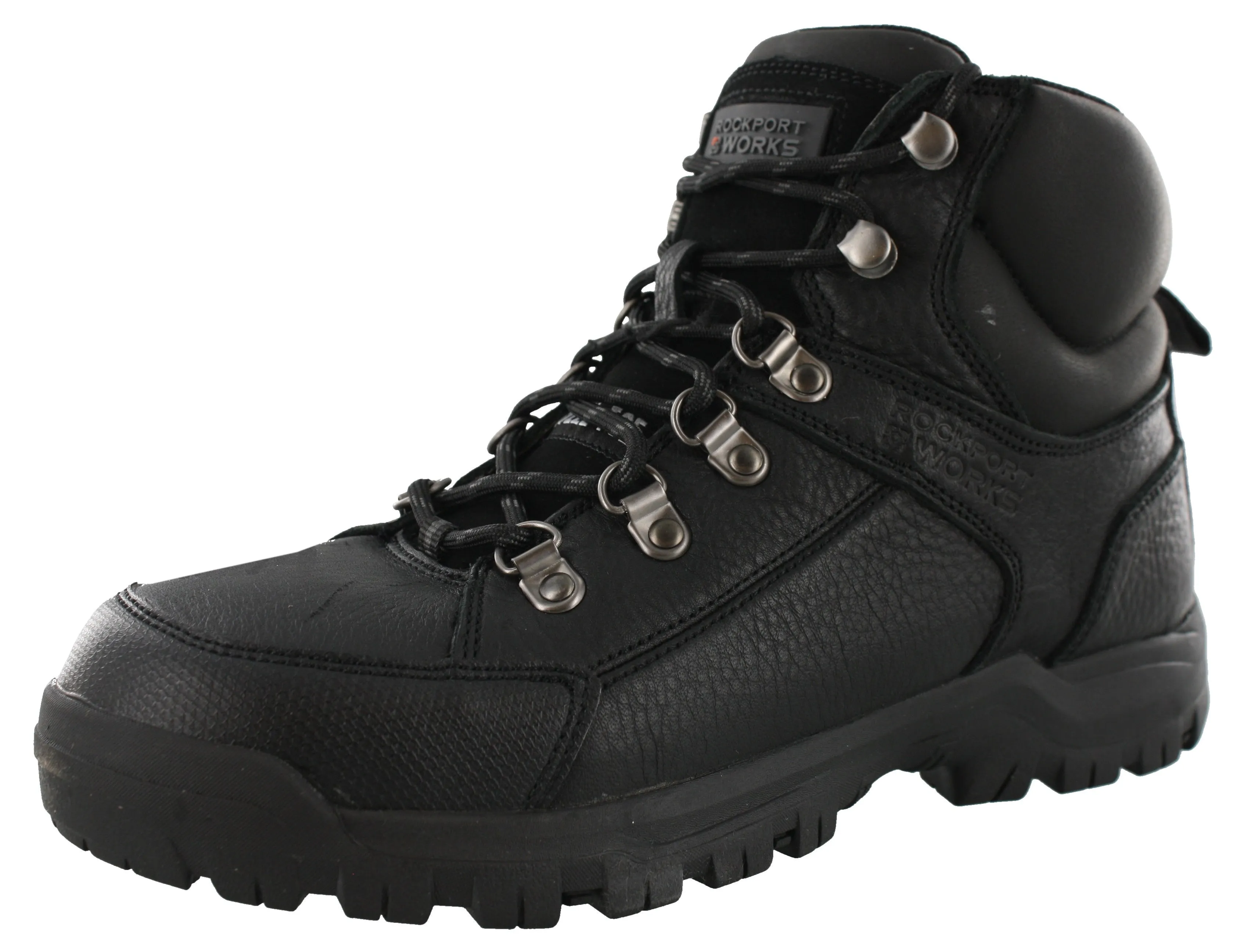 Tough Grip Flexible Frame Weekend Wanderer Rockport Men Lembert Steel Toe Wide WIdth Work Hiker Industrial Boots