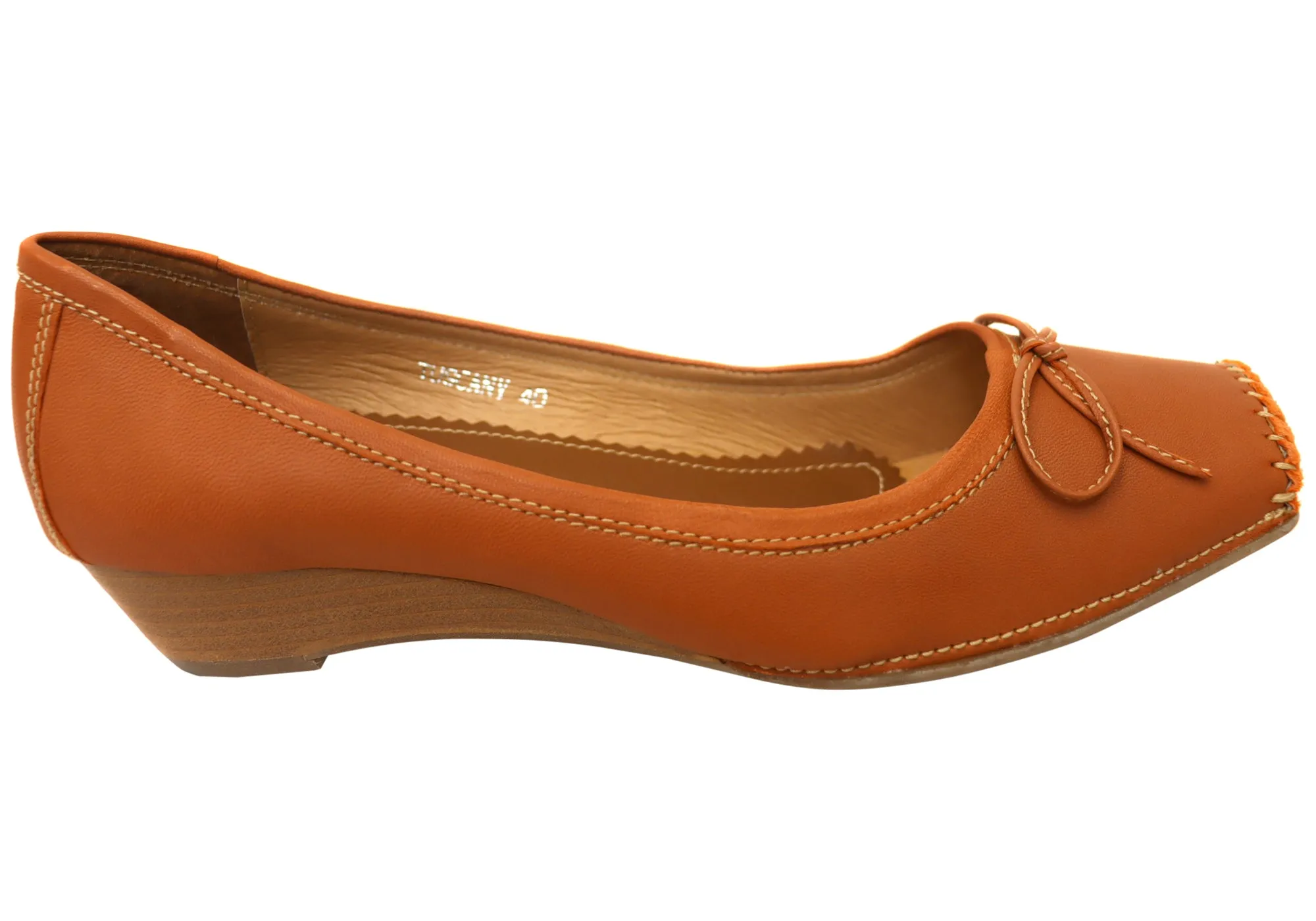 Orizonte Tuscany Womens Leather Comfortable Shoes Arch Fit