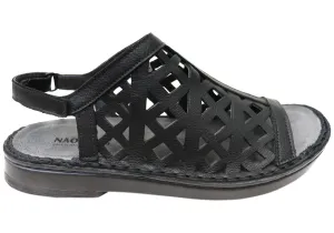 All terrain Naot Amadora Womens Leather Comfort Wide Fit Orthotic Friendly Sandals