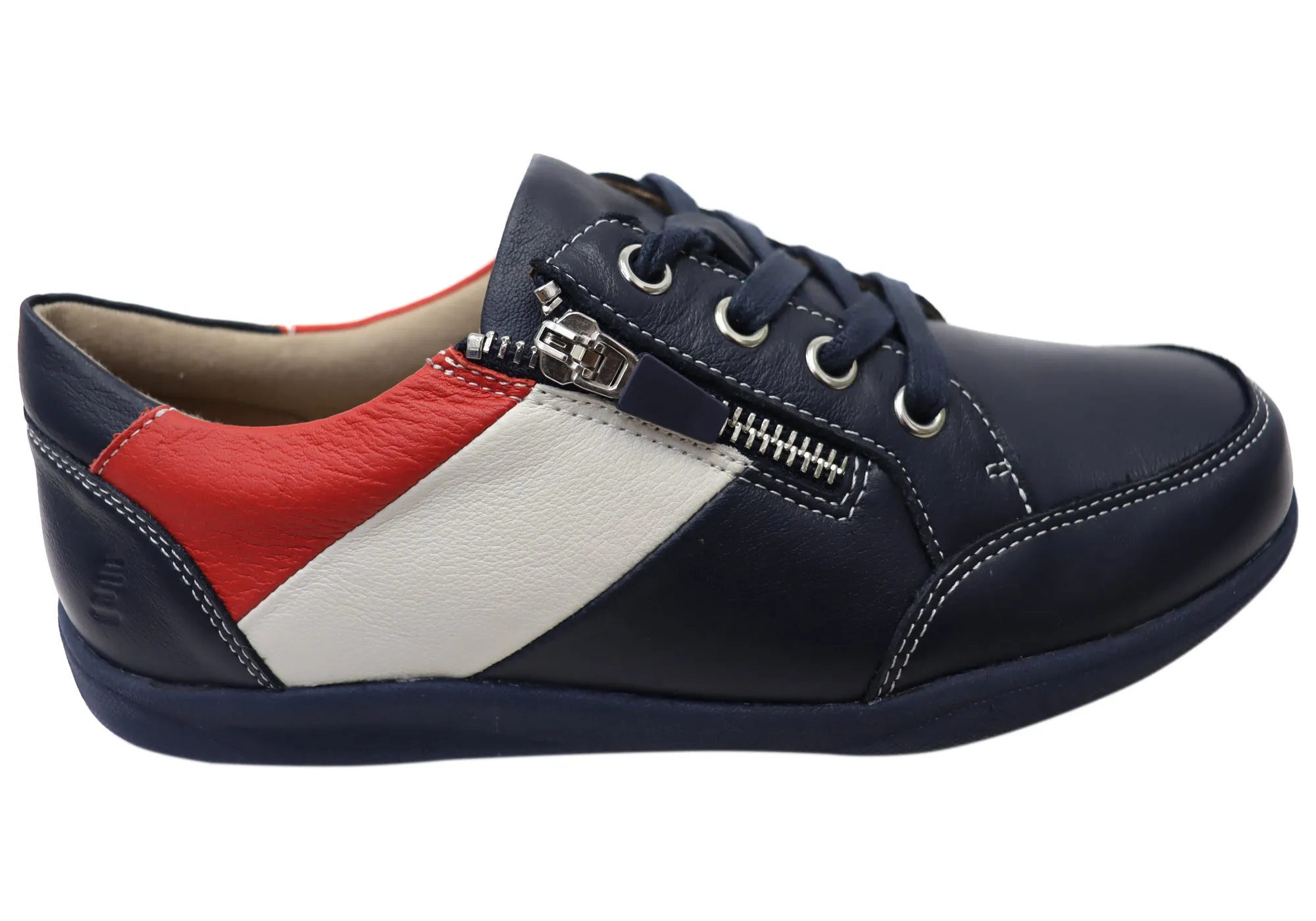 Breathable Road Trip Heritage Line Homyped Tess Stripe Womens Comfortable Supportive Leather Shoes