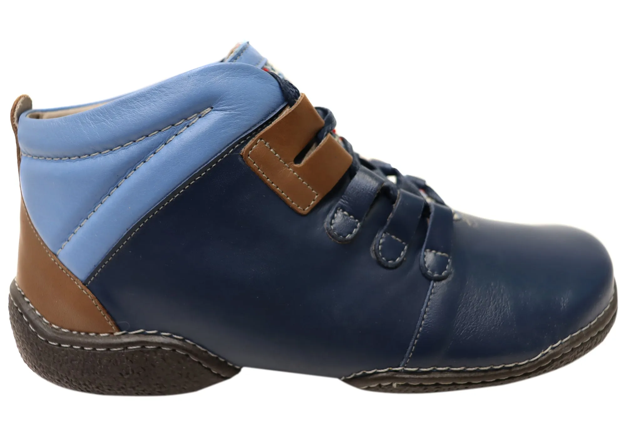 J Gean Amber Womens Comfortable Leather Ankle Boots Made In Brazil Cushion Build Trendy Protection