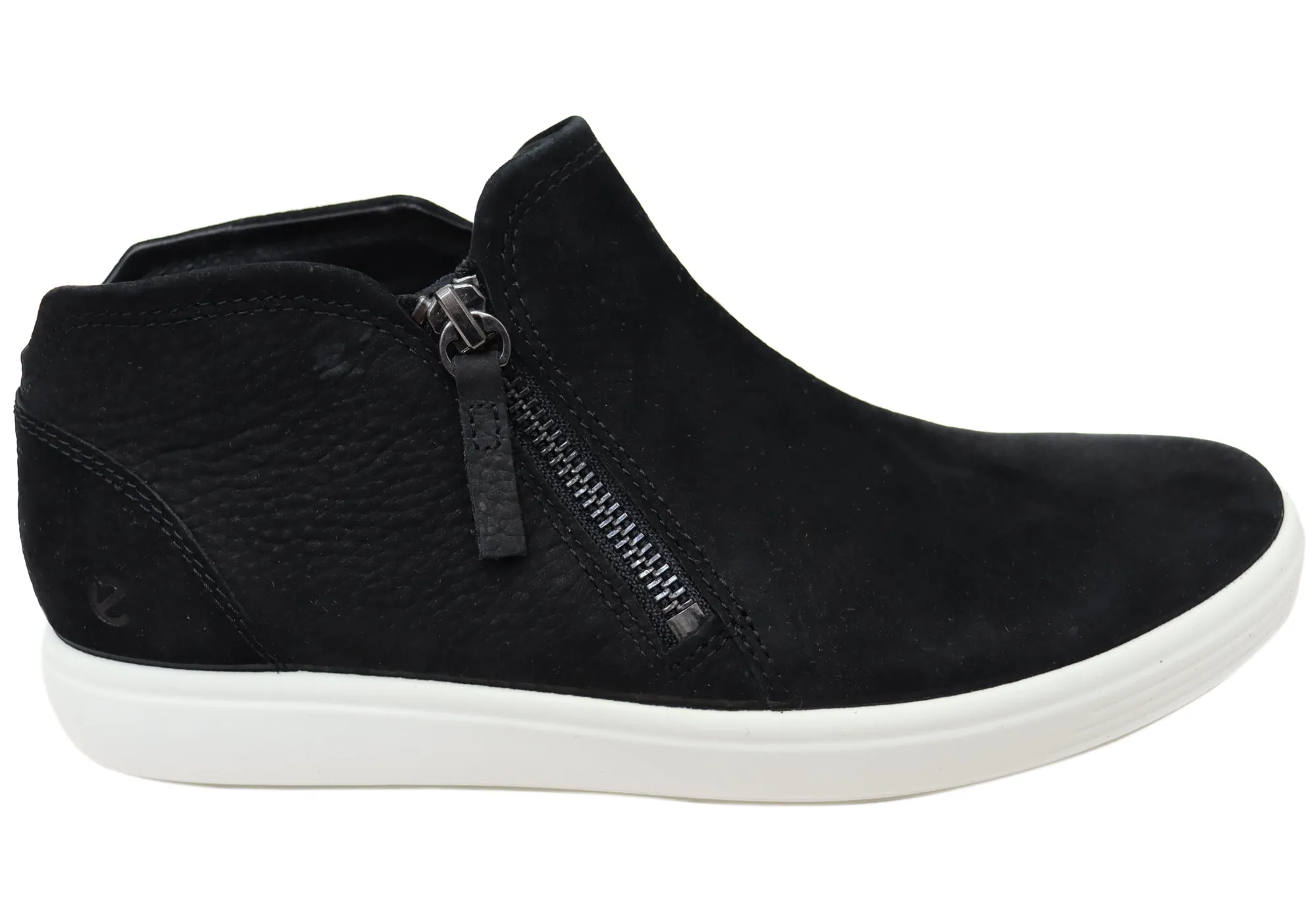 ECCO Womens Soft 7 Womens Comfortable Nubuck Leather Ankle Boots Step Ahead