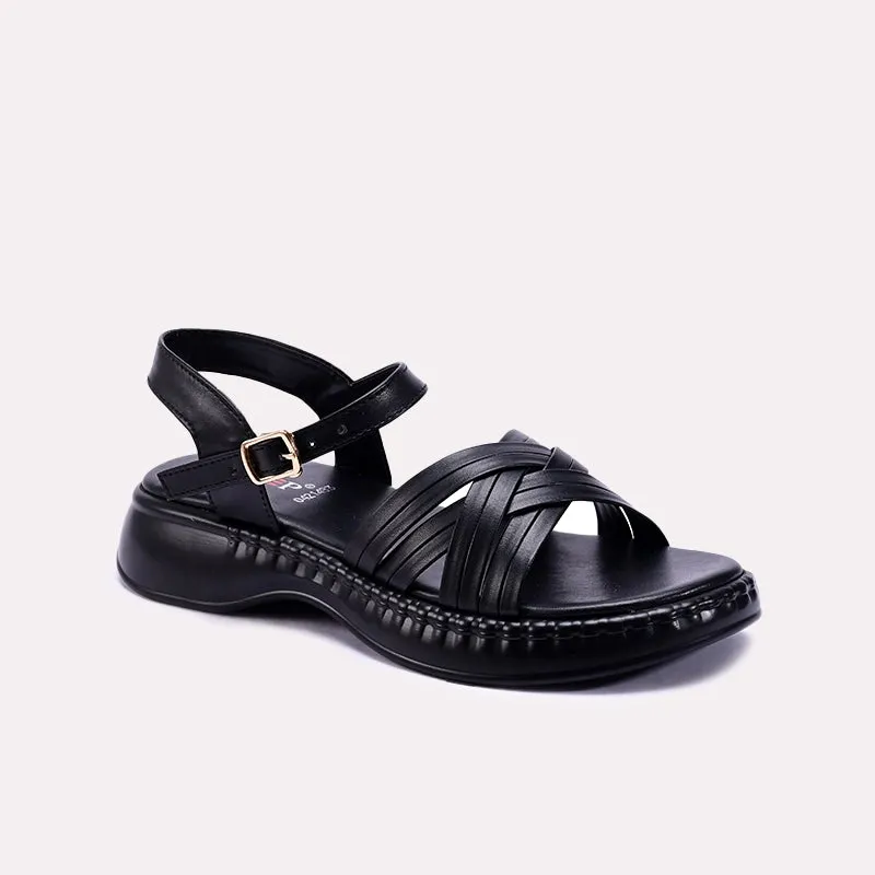 Chill Essential All-day Casual Footwear Black Chunky Casual Sandals 0421483