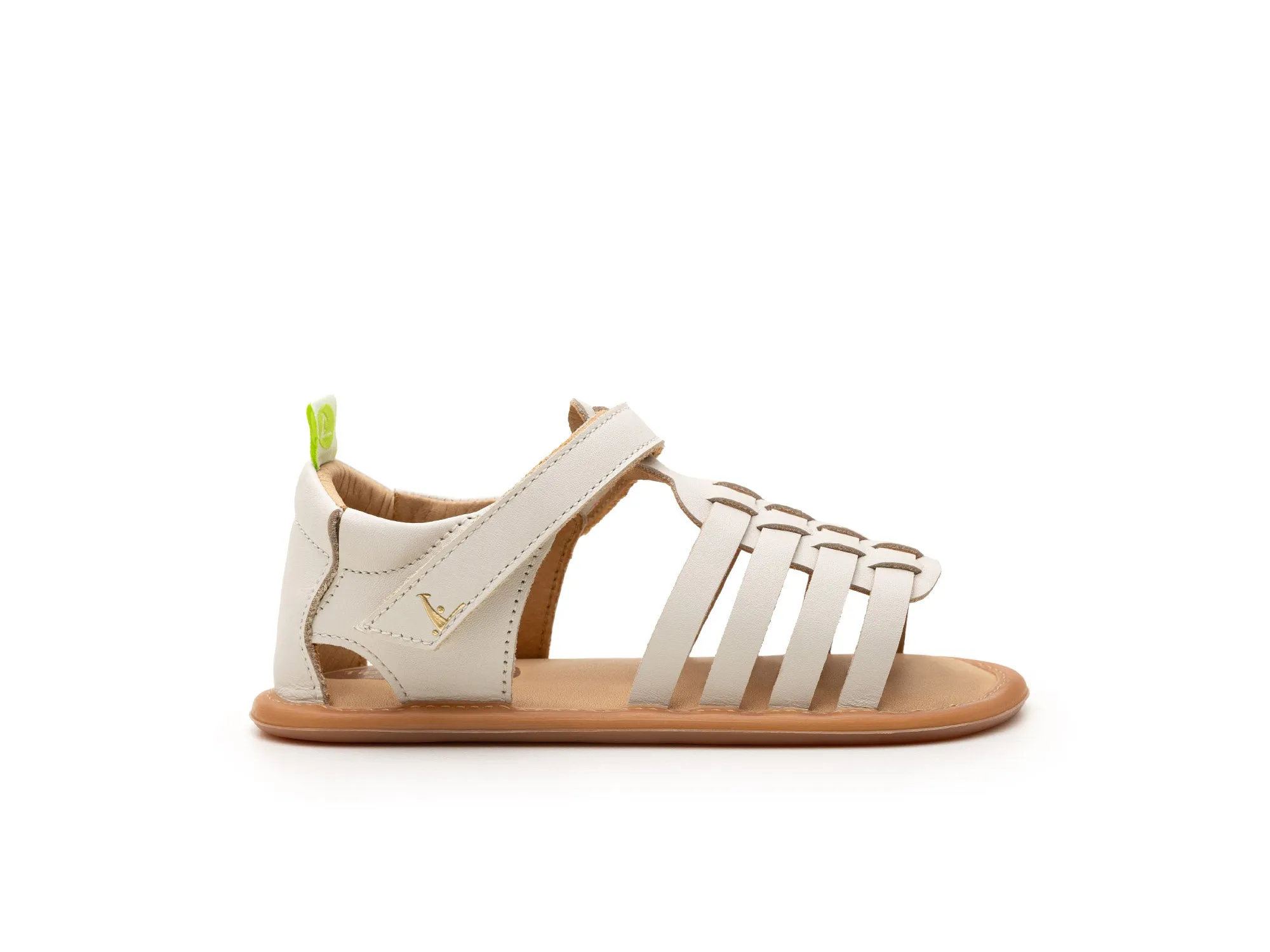 Tip Toey Joey Boy's And Girl's Athena Sandals - Tapioca Suede Cloud Feel