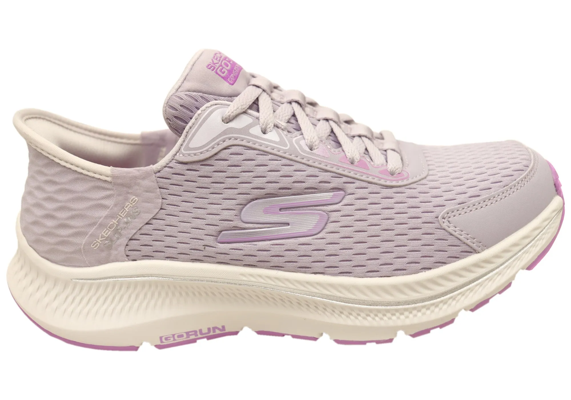 Skechers Womens Slip Ins GOrun Consistent 2.0 Endure Comfortable Shoes Play Hard