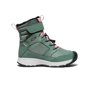Light Weight Little Kids' Skua Waterproof Winter Boot  |  Dark Forest/Rose Elegance