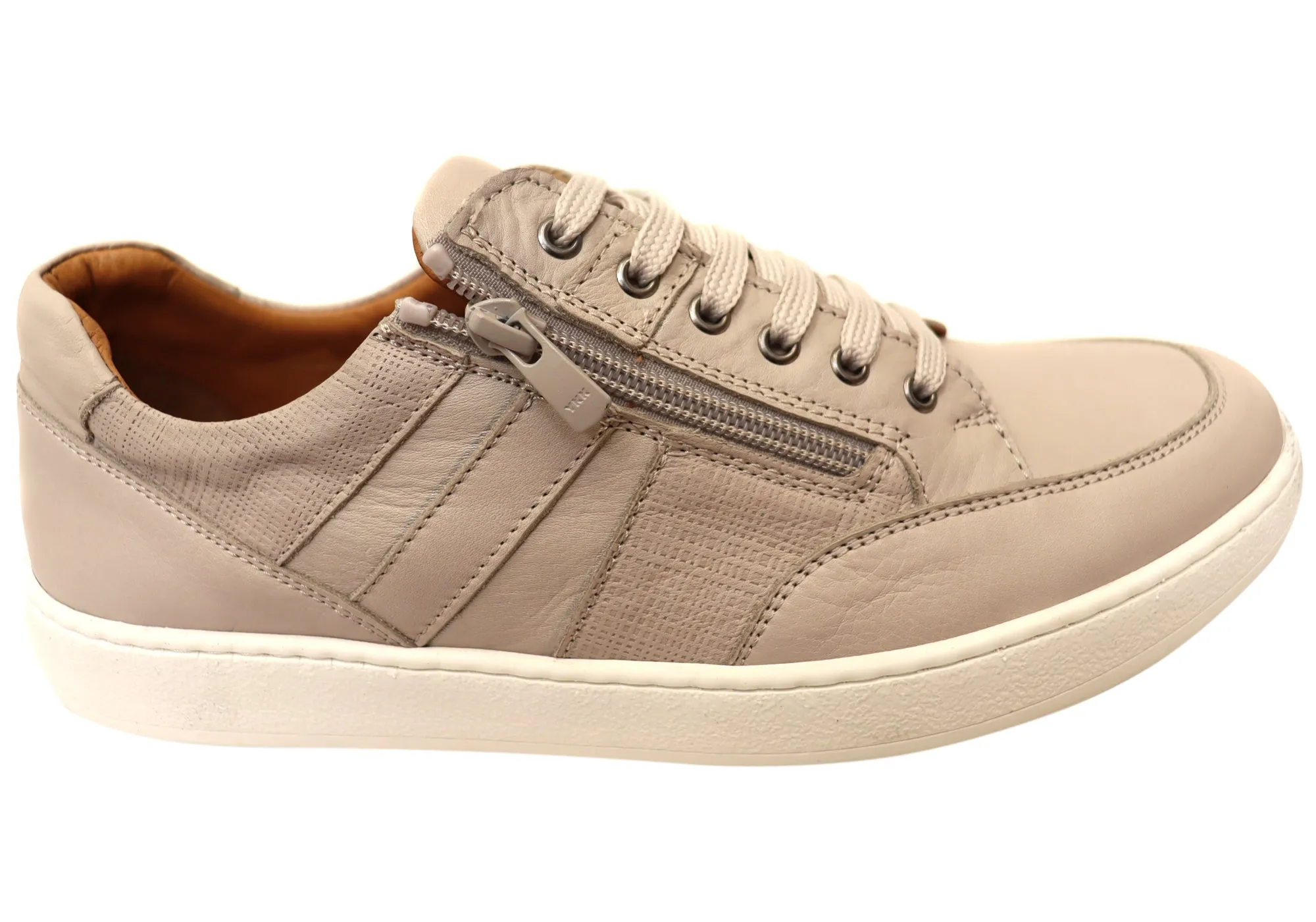Cabello Comfort Finn Mens Comfortable European Leather Casual Shoes Long Step Durable outsole