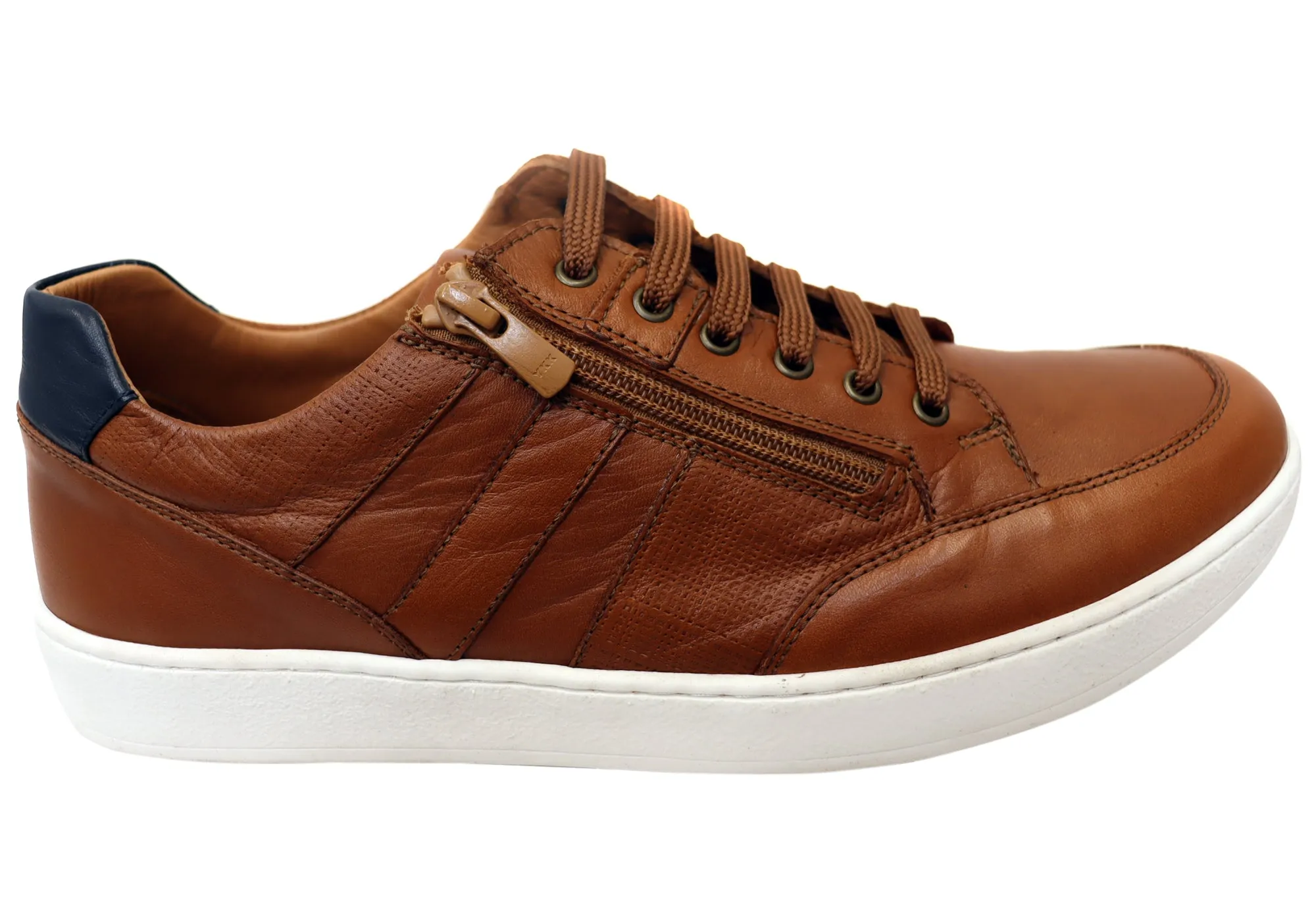 Cabello Comfort Finn Mens Comfortable European Leather Casual Shoes Versatile Fit Classic Touch