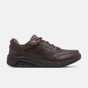Vibration Dampening System New Balance Brown Leather Walking Shoe - MW928BR3
