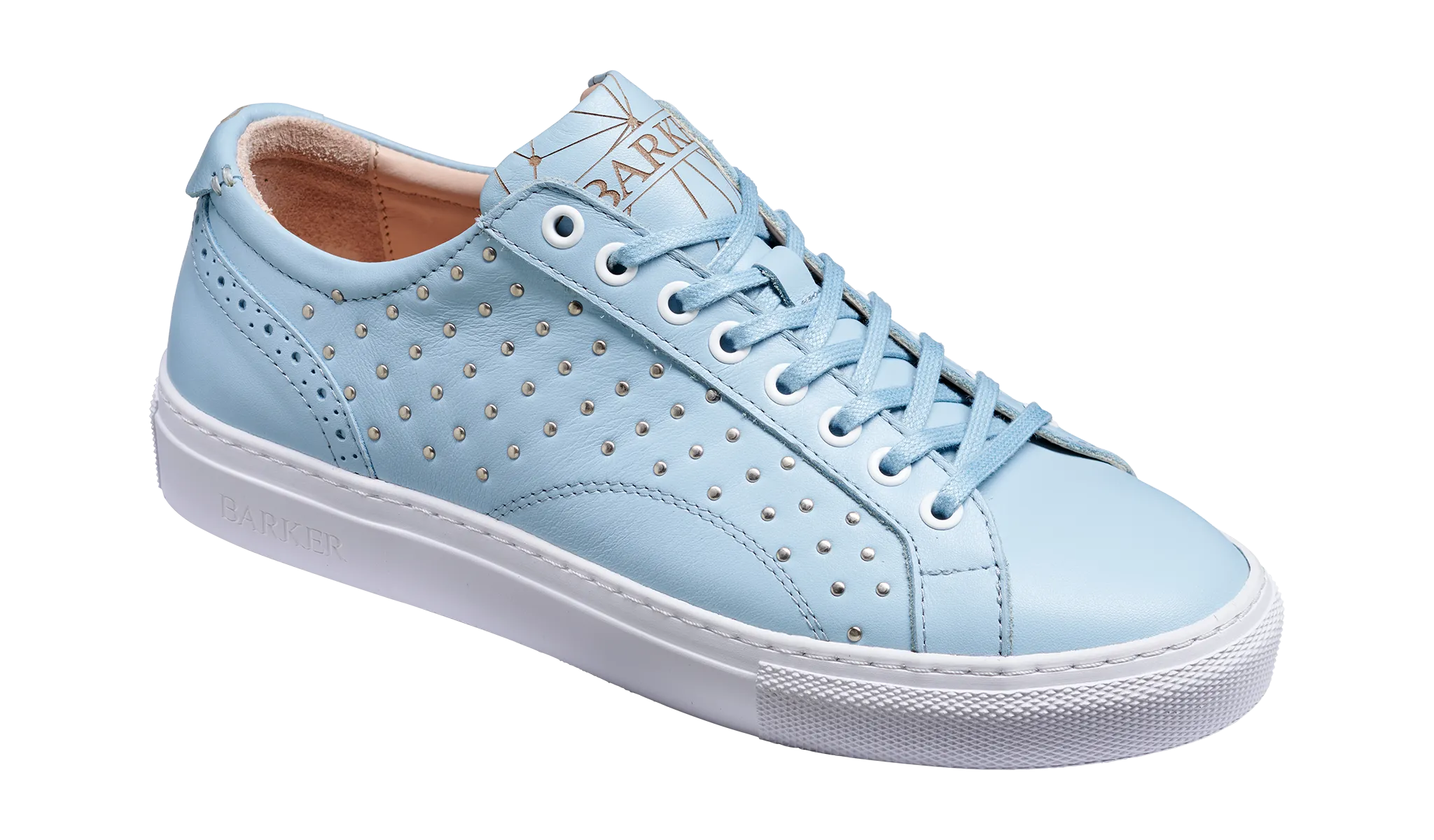 Neutral Tones Isla - Pale Blue Calf / Studs