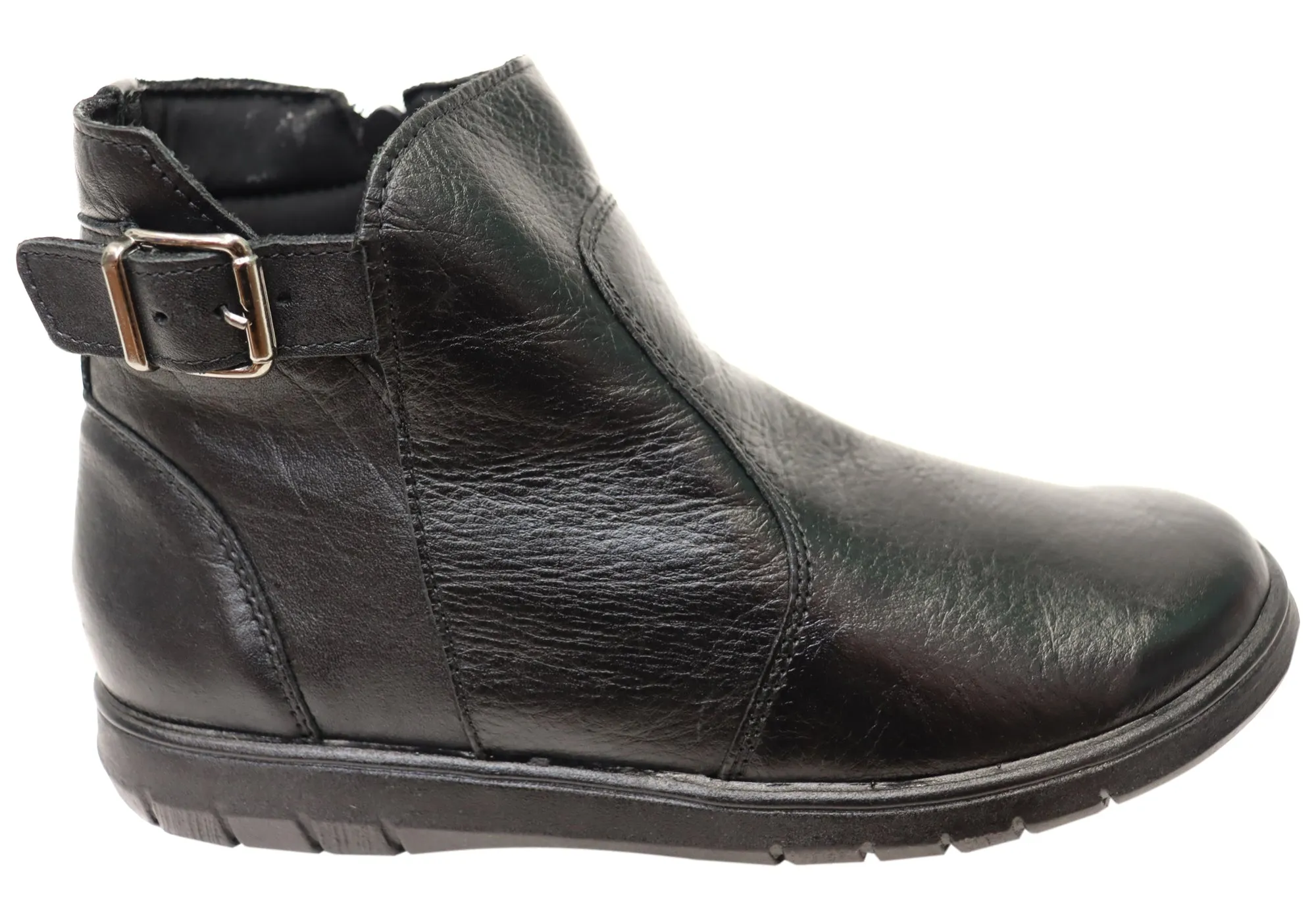 Balatore Cora Womens Comfortable Leather Ankle Boots Made In Brazil Avant Mood