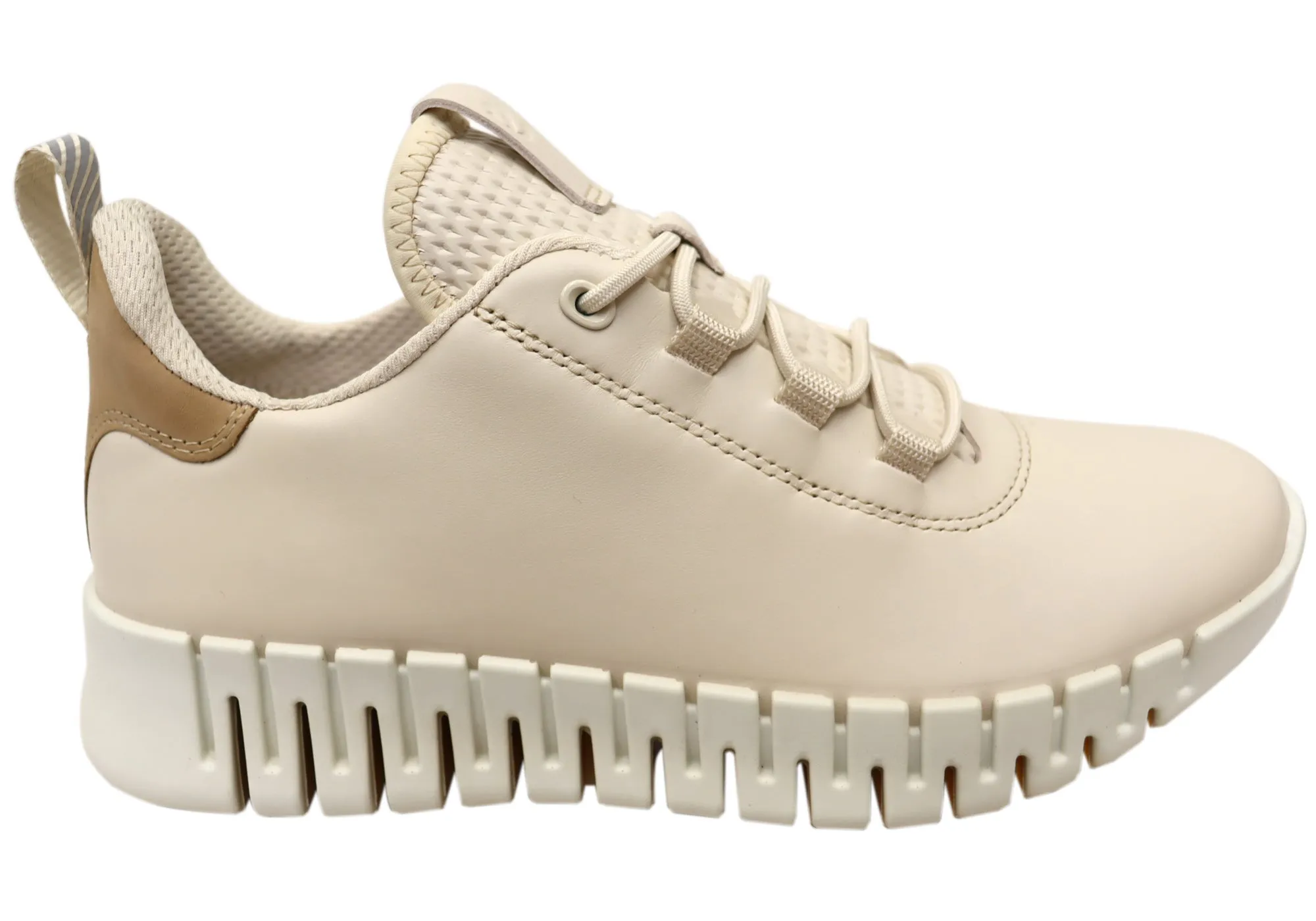 Durable Build Hiking Trails ECCO Womens Comfortable Leather Gruuv Sneakers Shoes