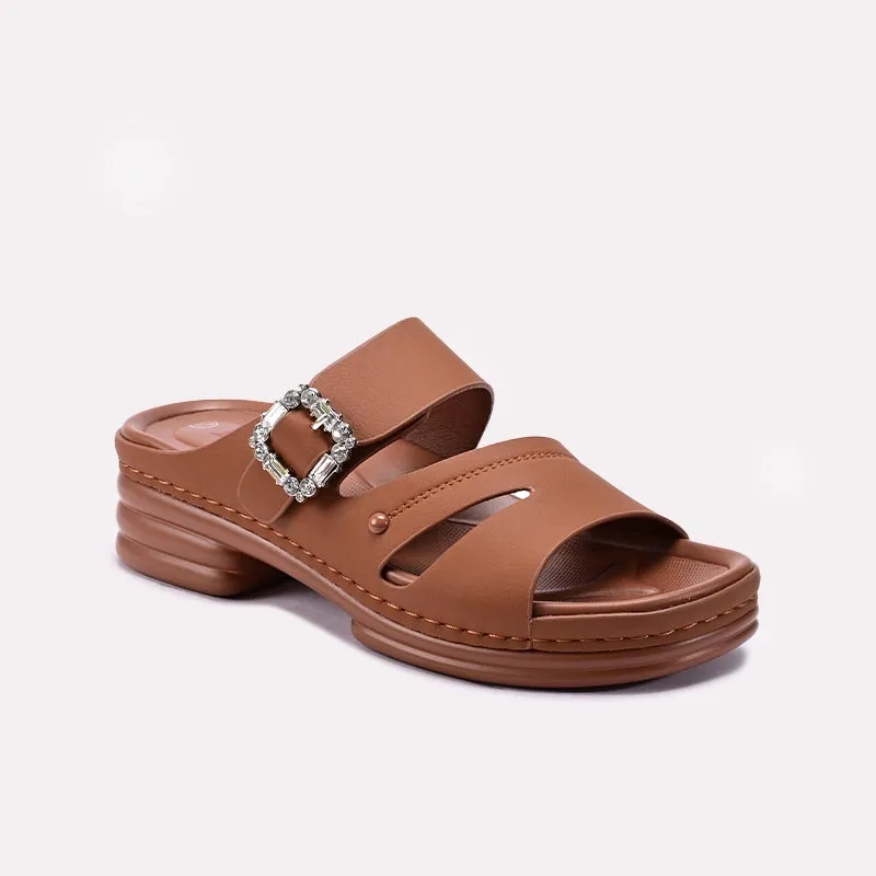 Non Slip Office Workers Kick Power Womens Mustard Casual Slippers 0413373