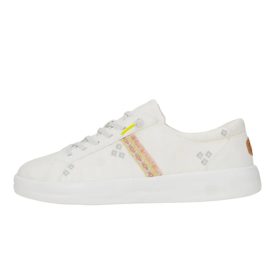 Enhanced Lateral Support Urban Activity Karina Cottage Crochet - White