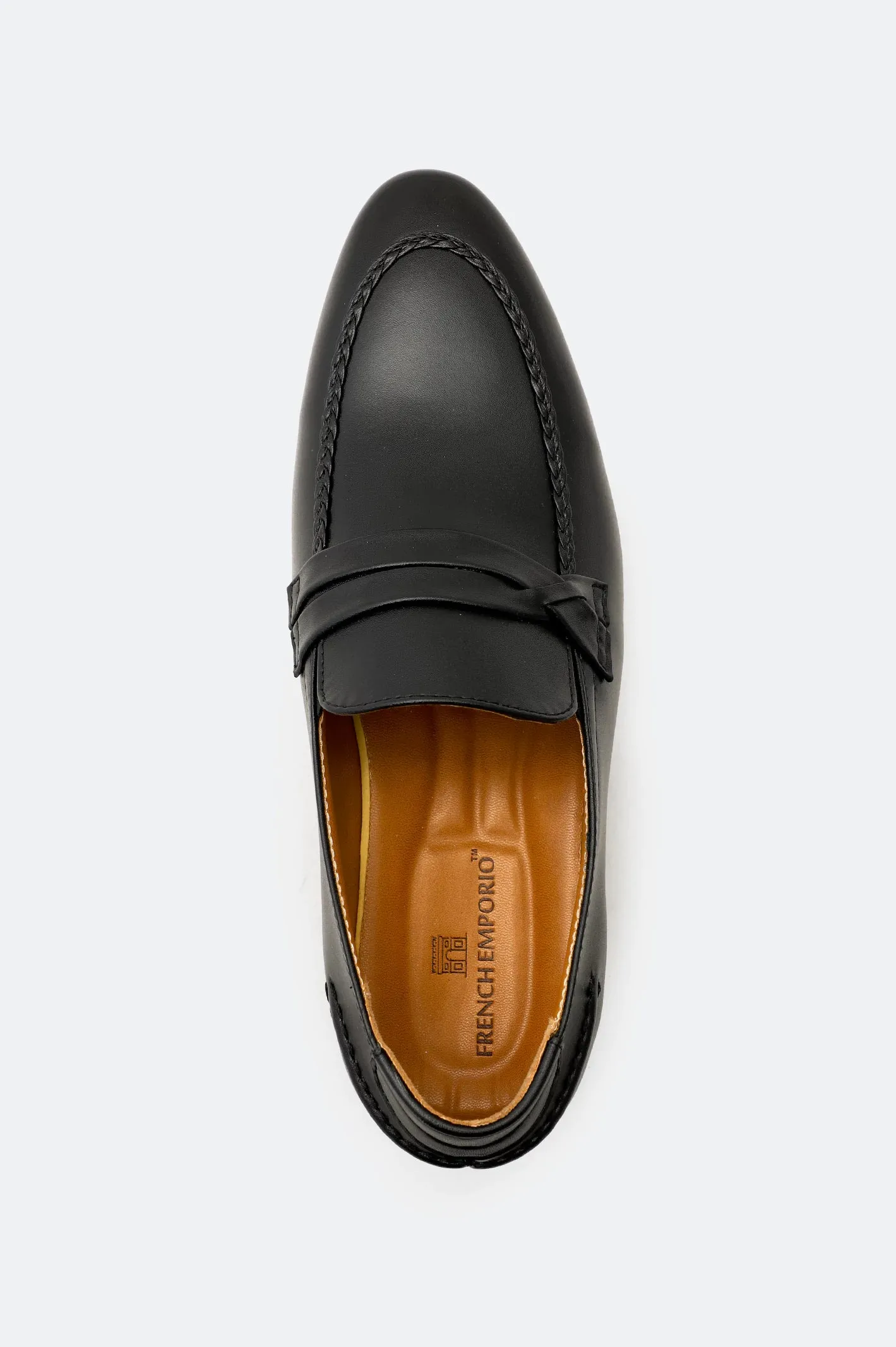 Line Fit All Occasion Black Formal Mocassins Shoes