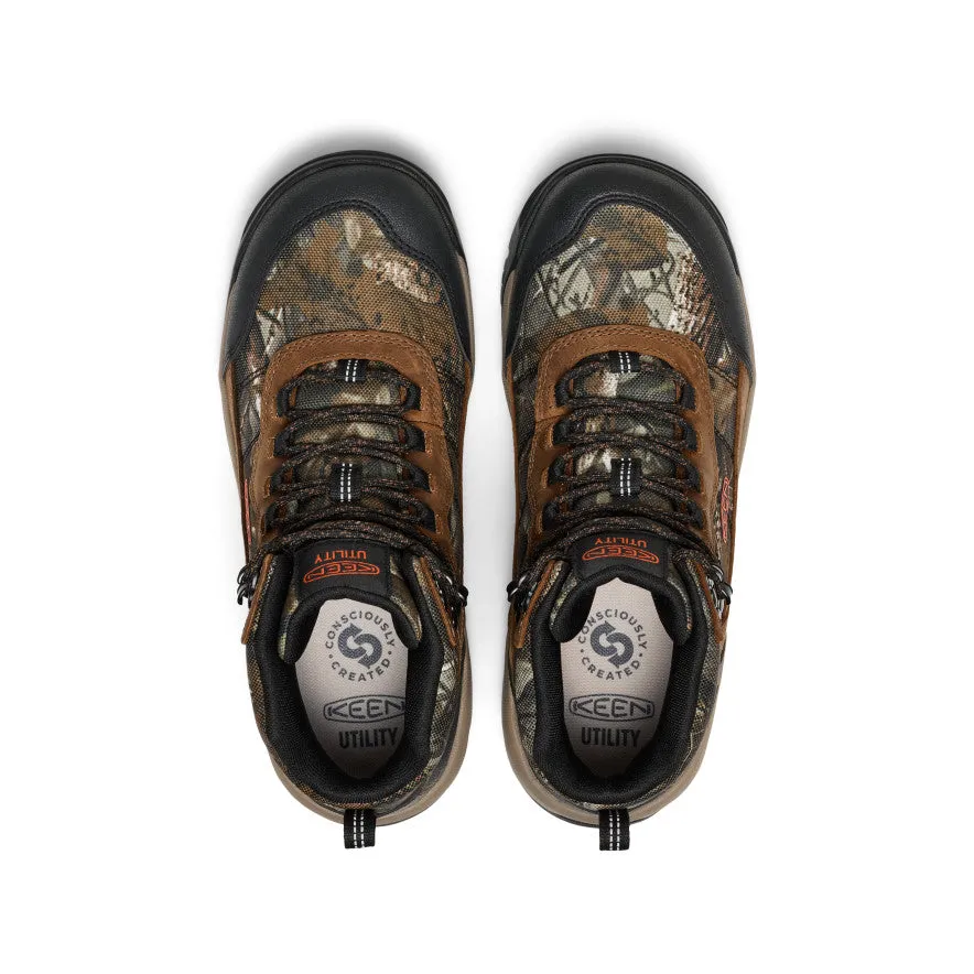 Men's Skokie Waterproof Work Boot (Soft Toe)  |  Camo/Black Quick   Dry Croc Look