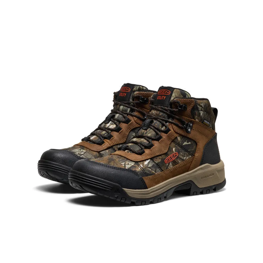 Men's Skokie Waterproof Work Boot (Soft Toe)  |  Camo/Black Dad Mode Cold Weather