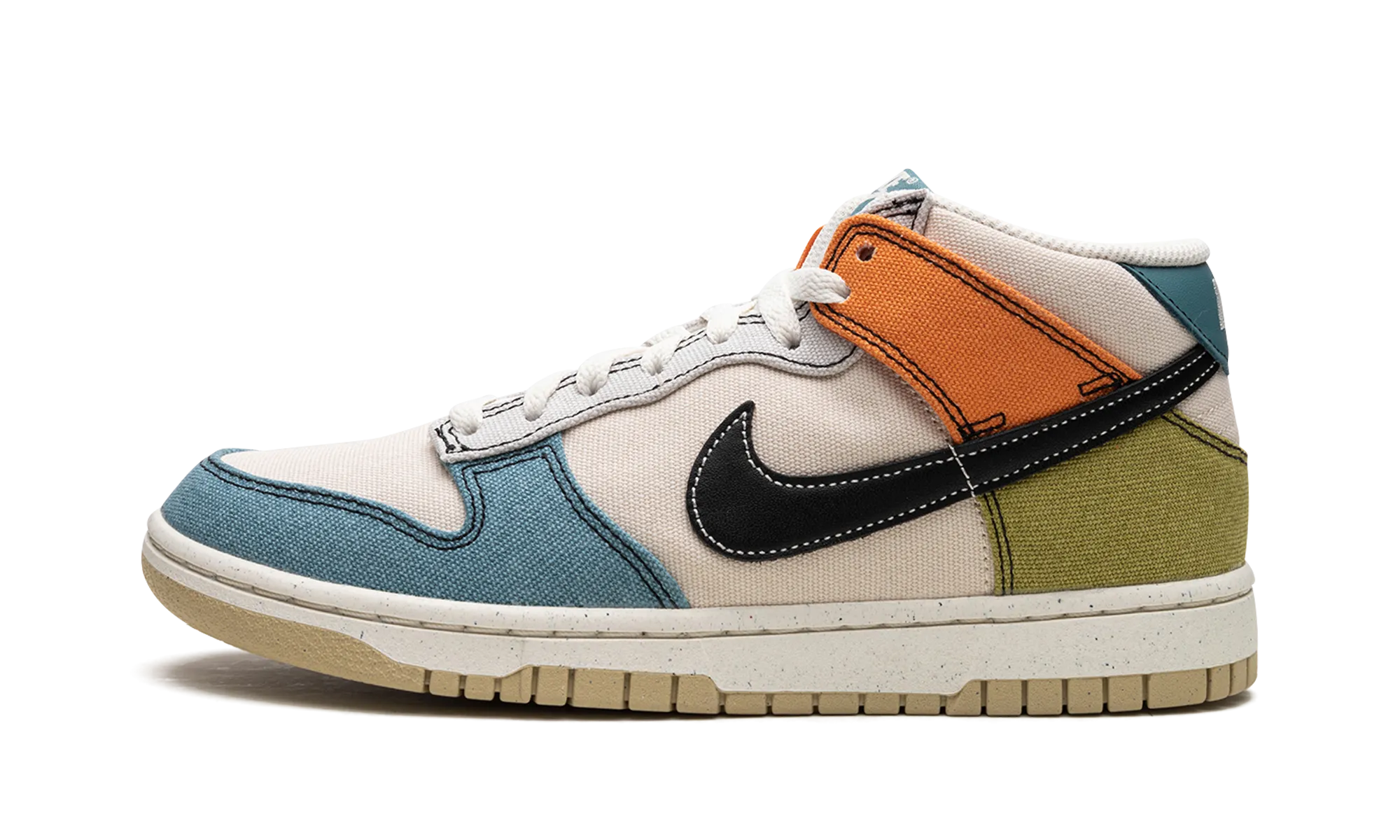 Dunk Mid "Pale Ivory / Multicolor" Path Jog