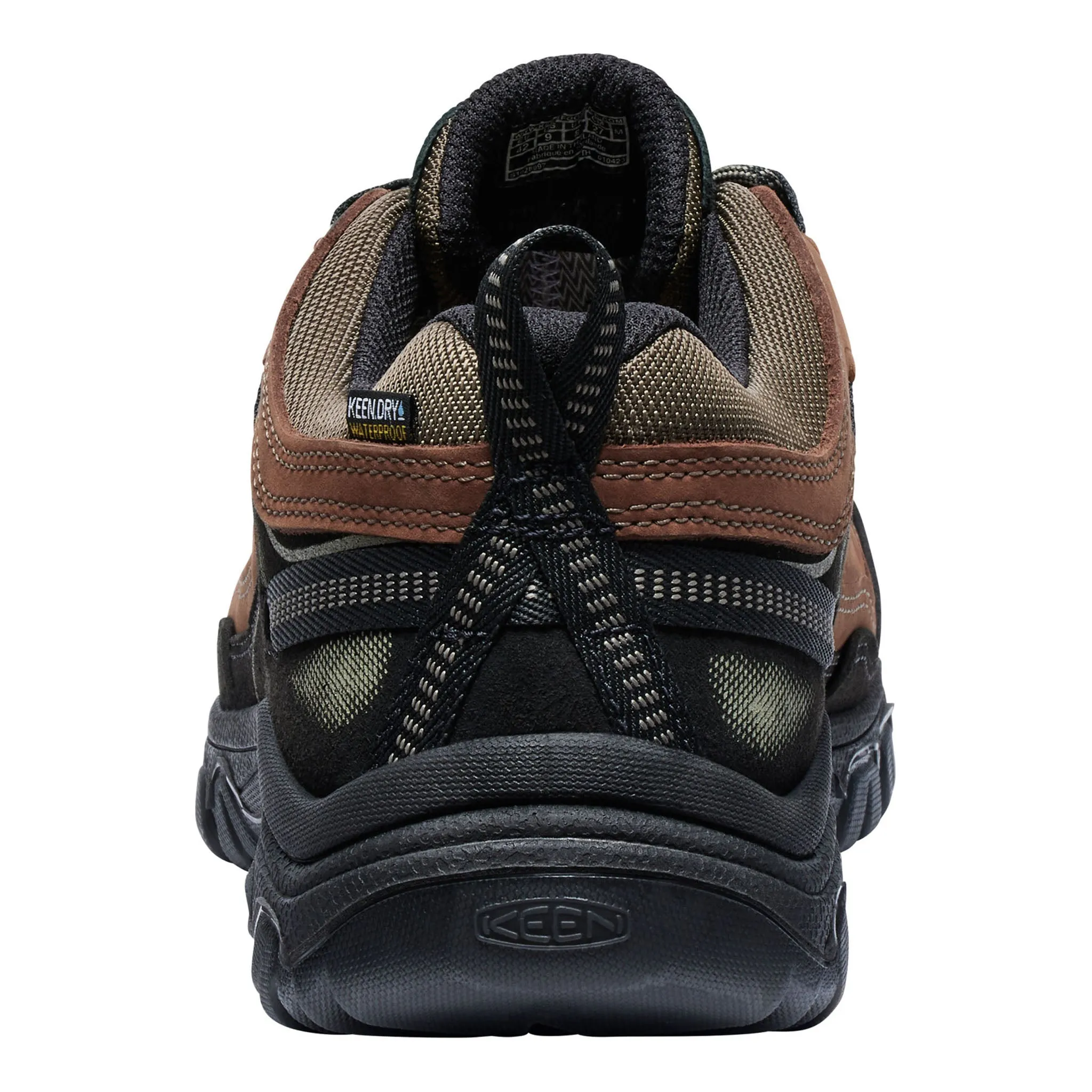 Night Glow Memory Foam Men's Targhee IV Waterproof Hiking Shoe Bison/Black