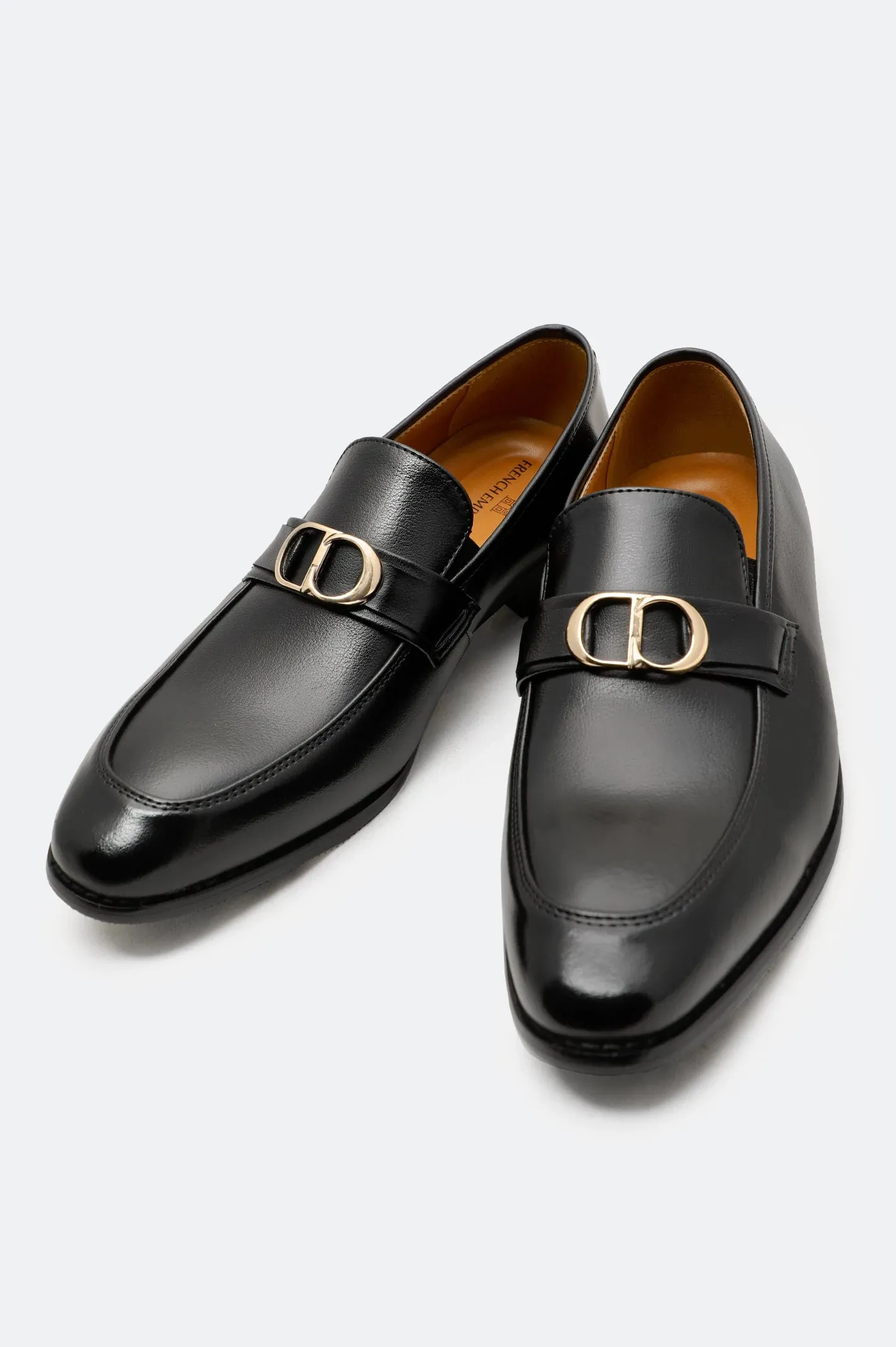 Black Formal Moccassins Shoes Summer Breath