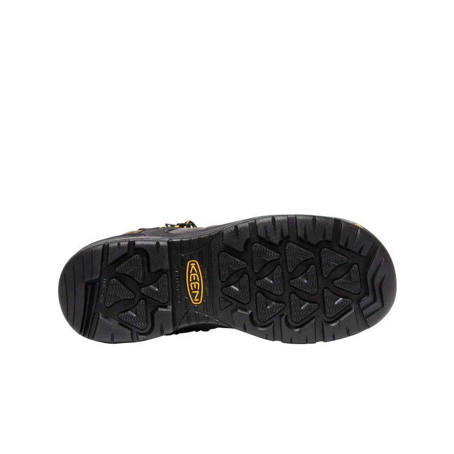 Crisp Edge Quick Drying Weather Resistant User Men's Dover 6" Waterproof (Carbon Toe)  |  Dark Earth/Black