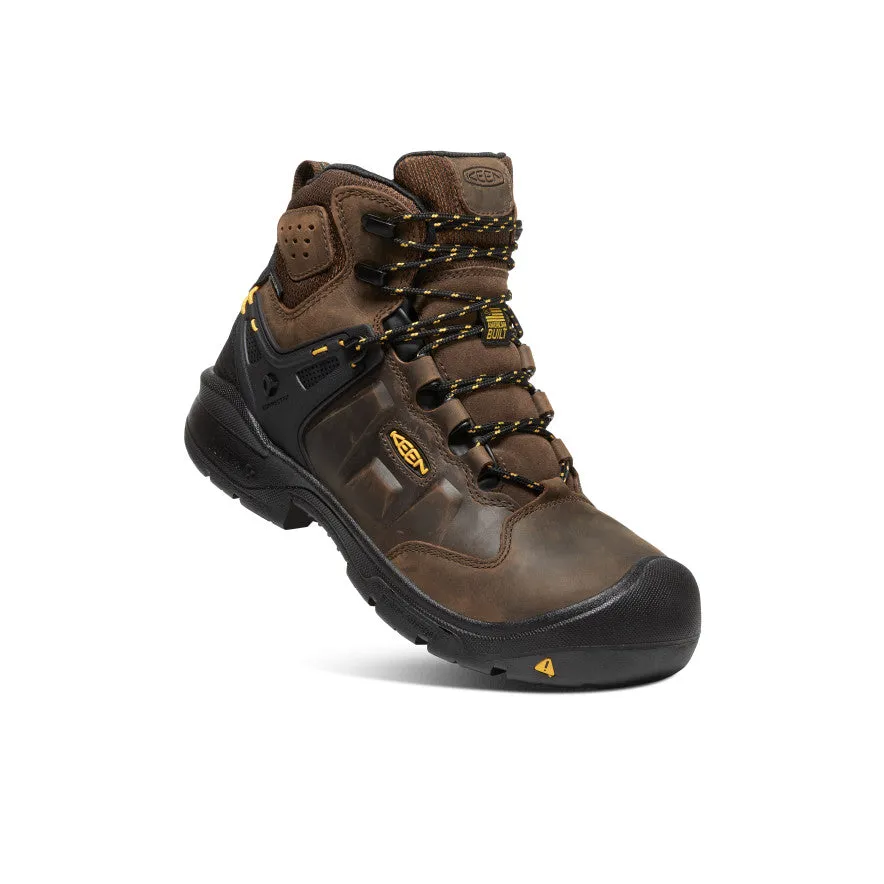 Bold Heel Functional Fit Men's Dover 6" Waterproof (Carbon Toe)  |  Dark Earth/Black