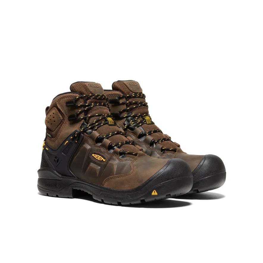 Air Flow Canvas Lite Men's Dover 6" Waterproof (Carbon Toe)  |  Dark Earth/Black