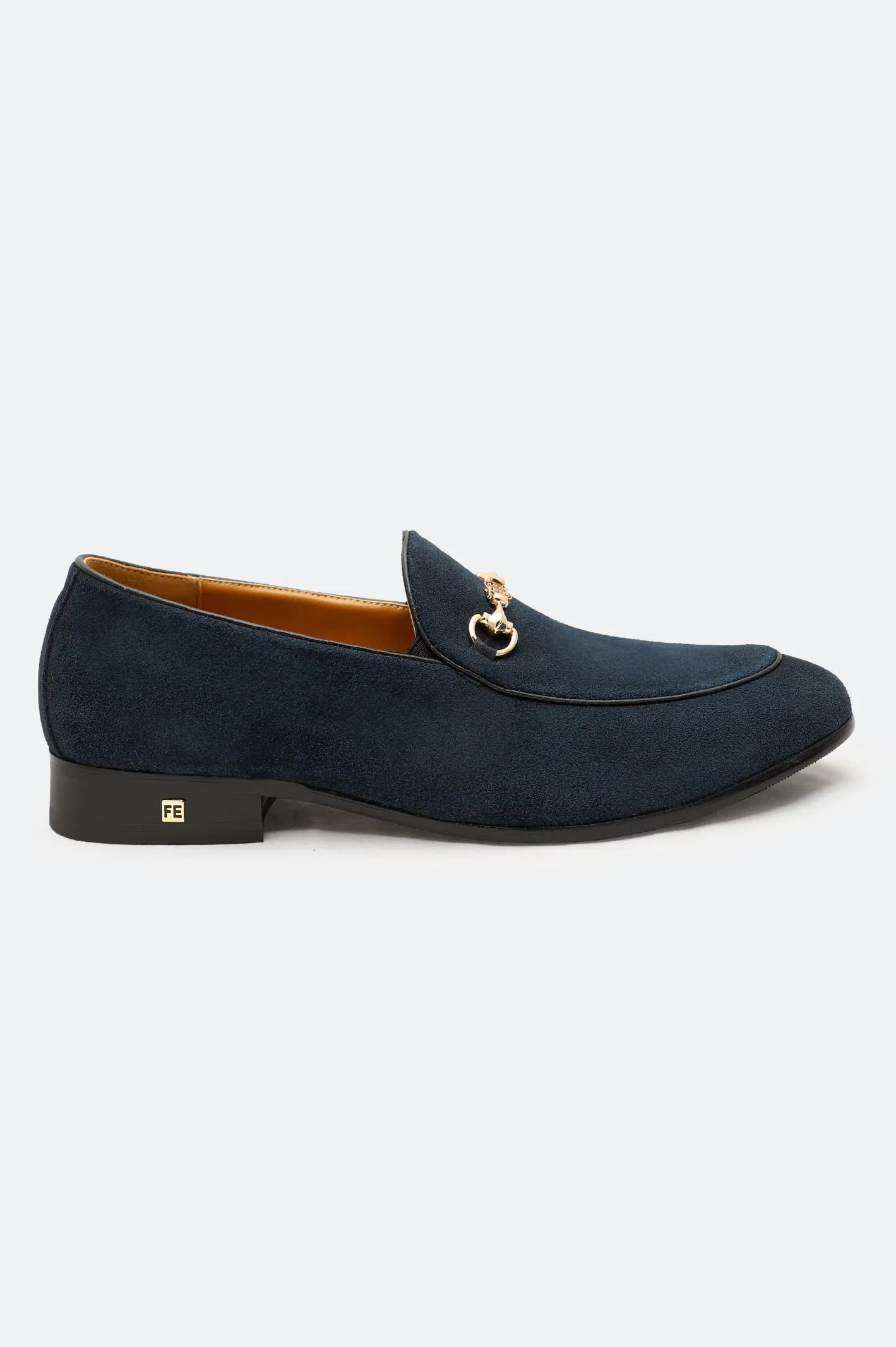 Navy Formal Moccassins Shoes Comfortable lining formal events